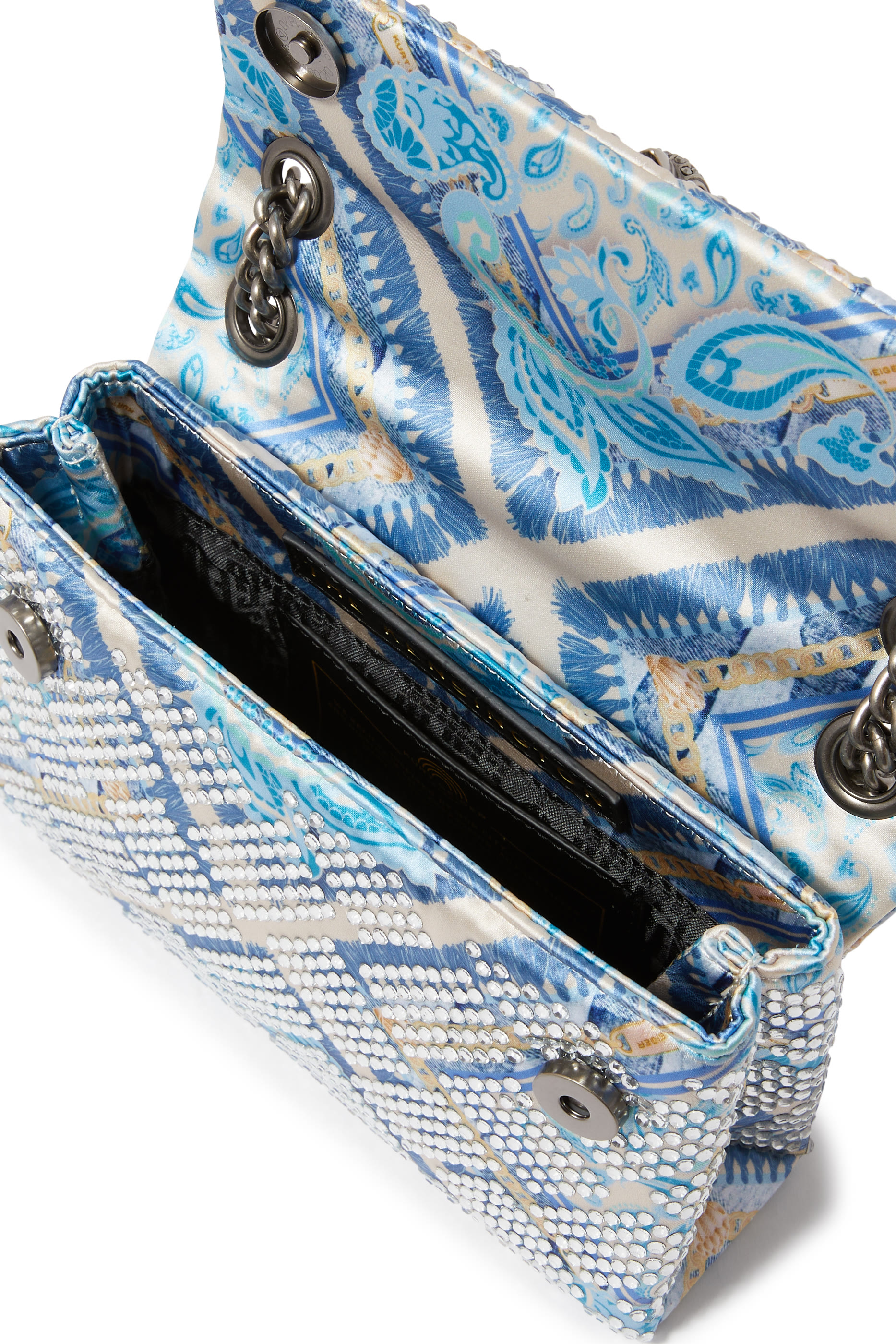 حقيبة كنسينغتون صغيرة مرصعة بكريستال