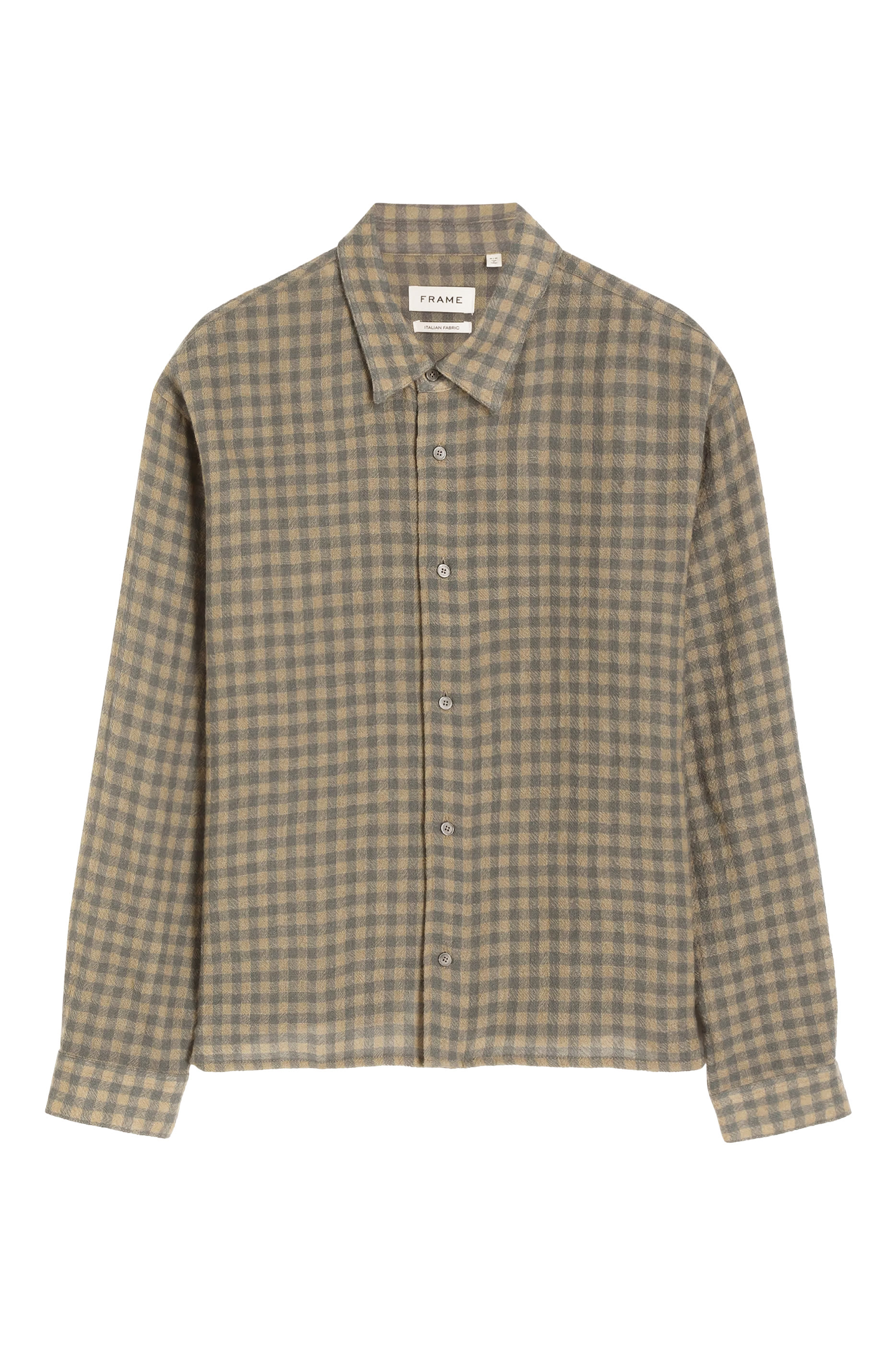 قميص بنقشة مربعات