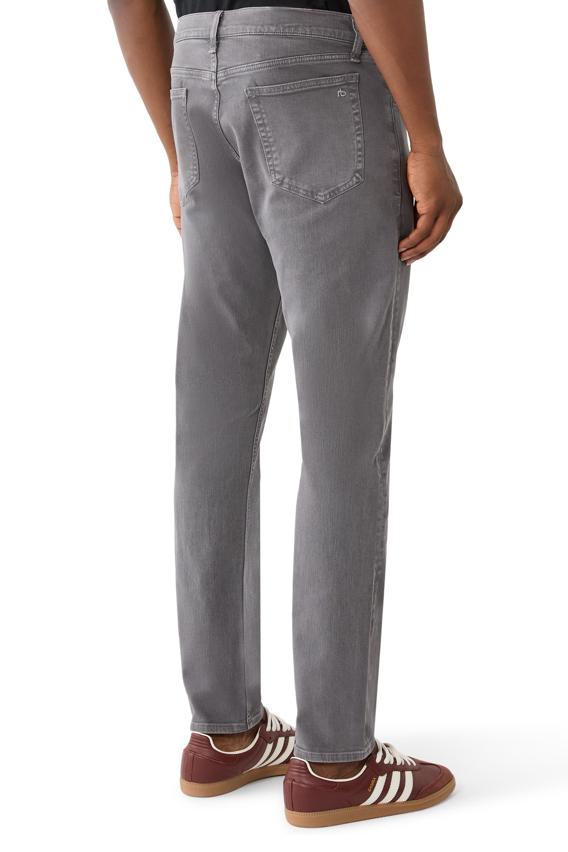 بنطال جينز فيت 2 ايرو بقصة ضيقة قماش مطاطي