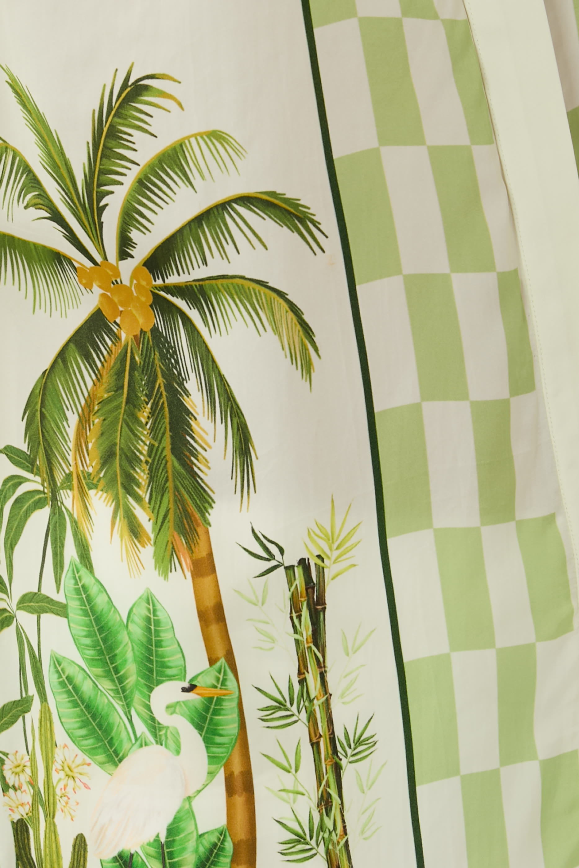 قميص بالم حرير