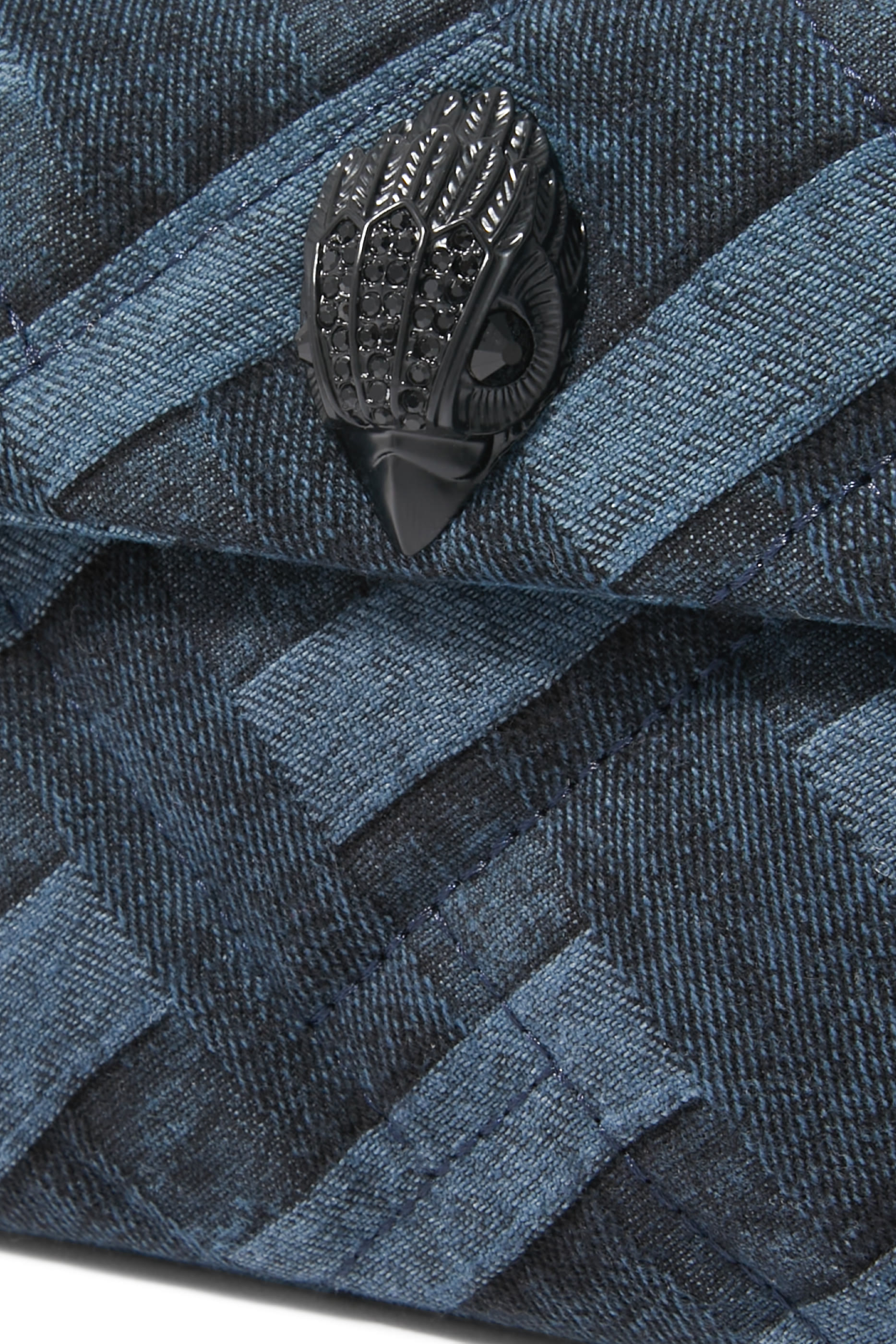 حقيبة كتف كنسنغتون صغيرة دنيم ناعم