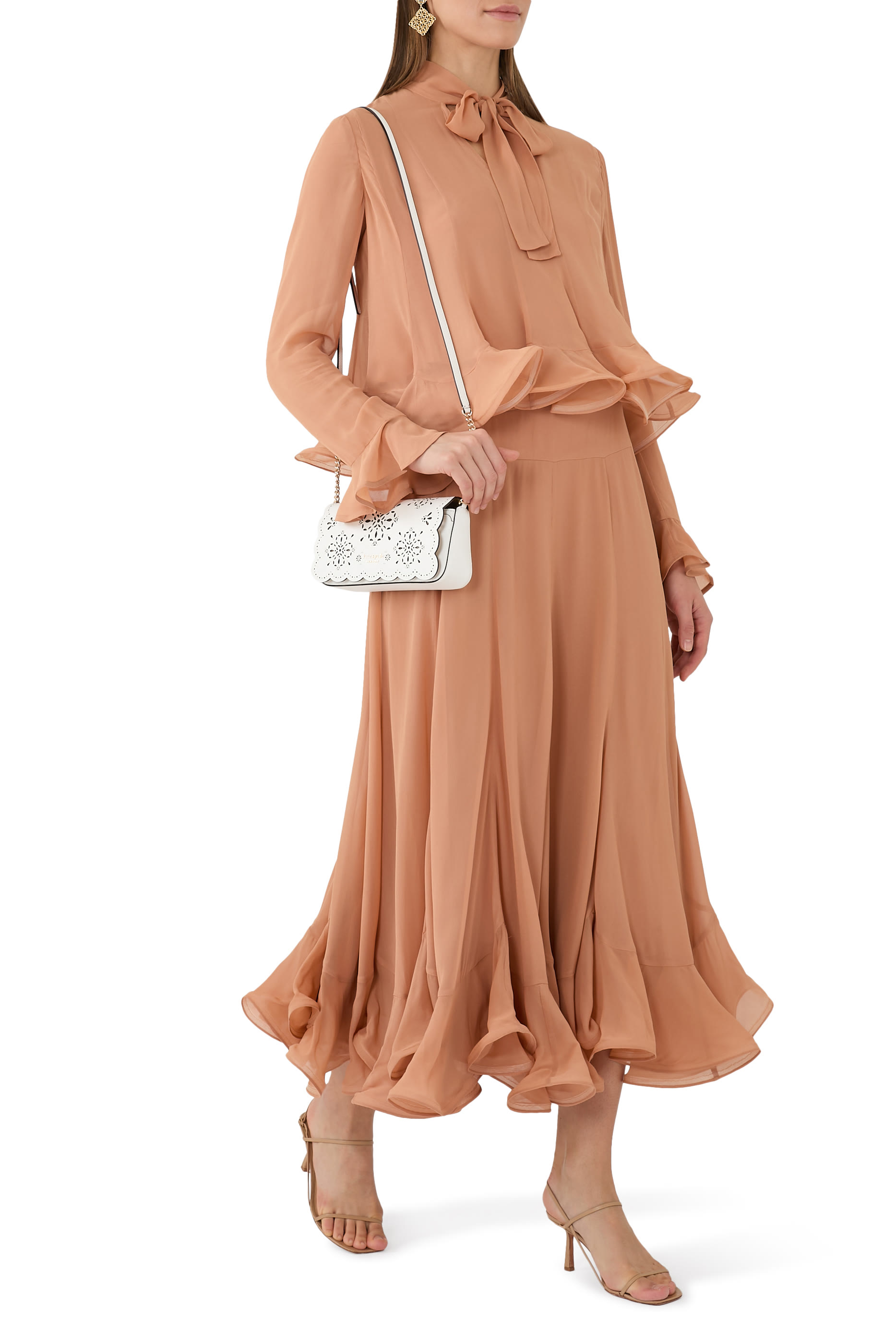 بلوزة ريانون واسعة