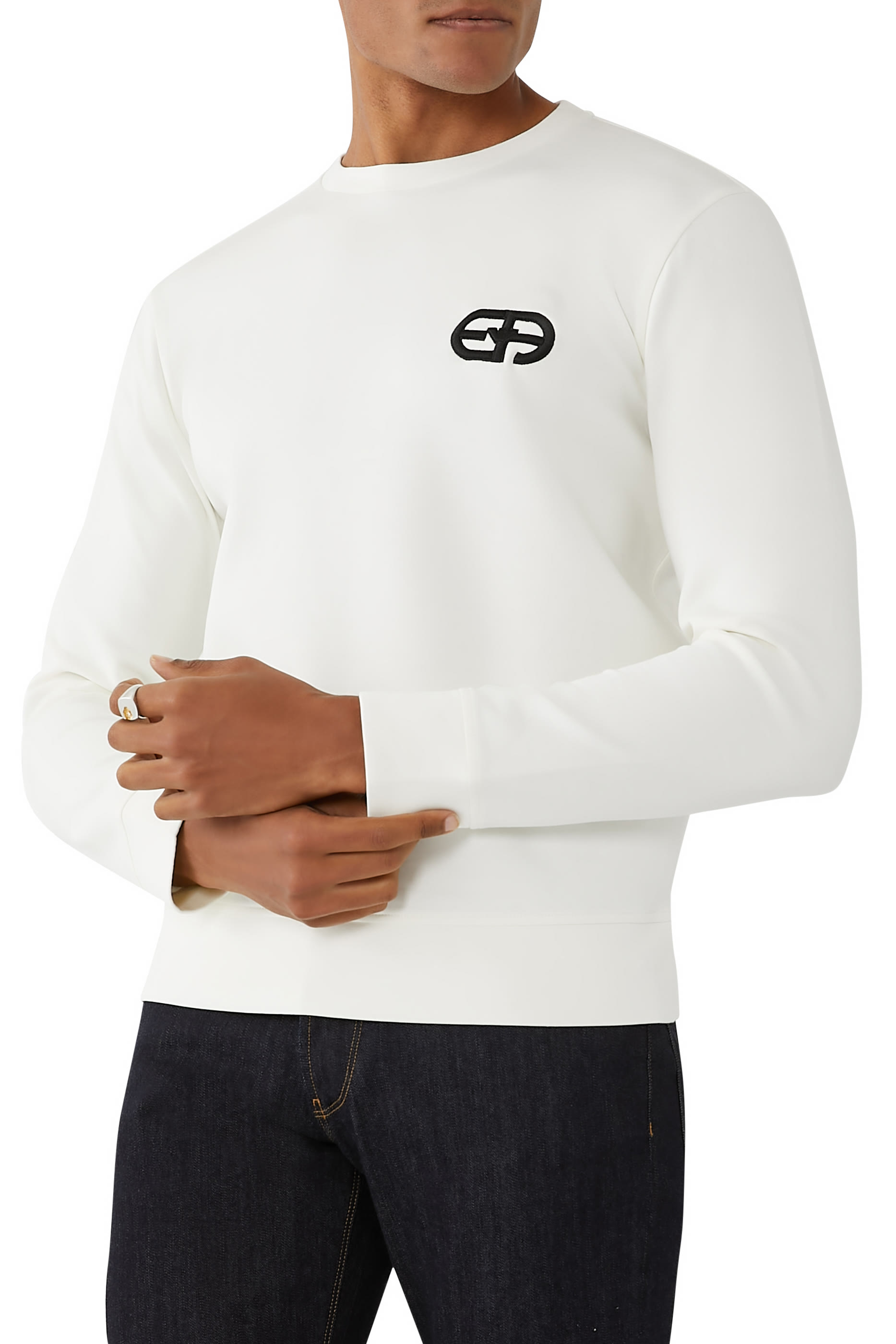 سويت شيرت بشعار الماركة