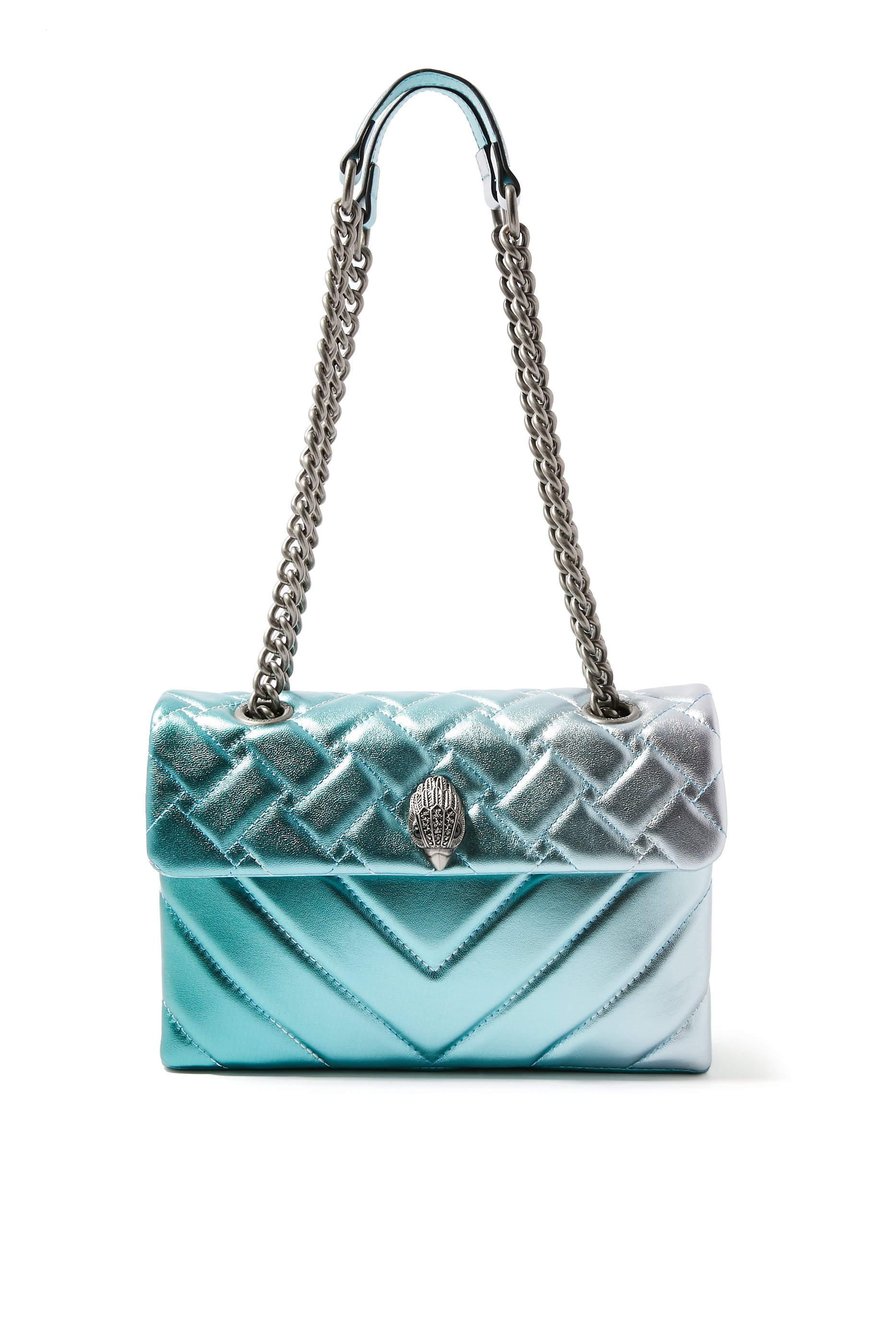 حقيبة كتف كينسينغتون جلد لامع