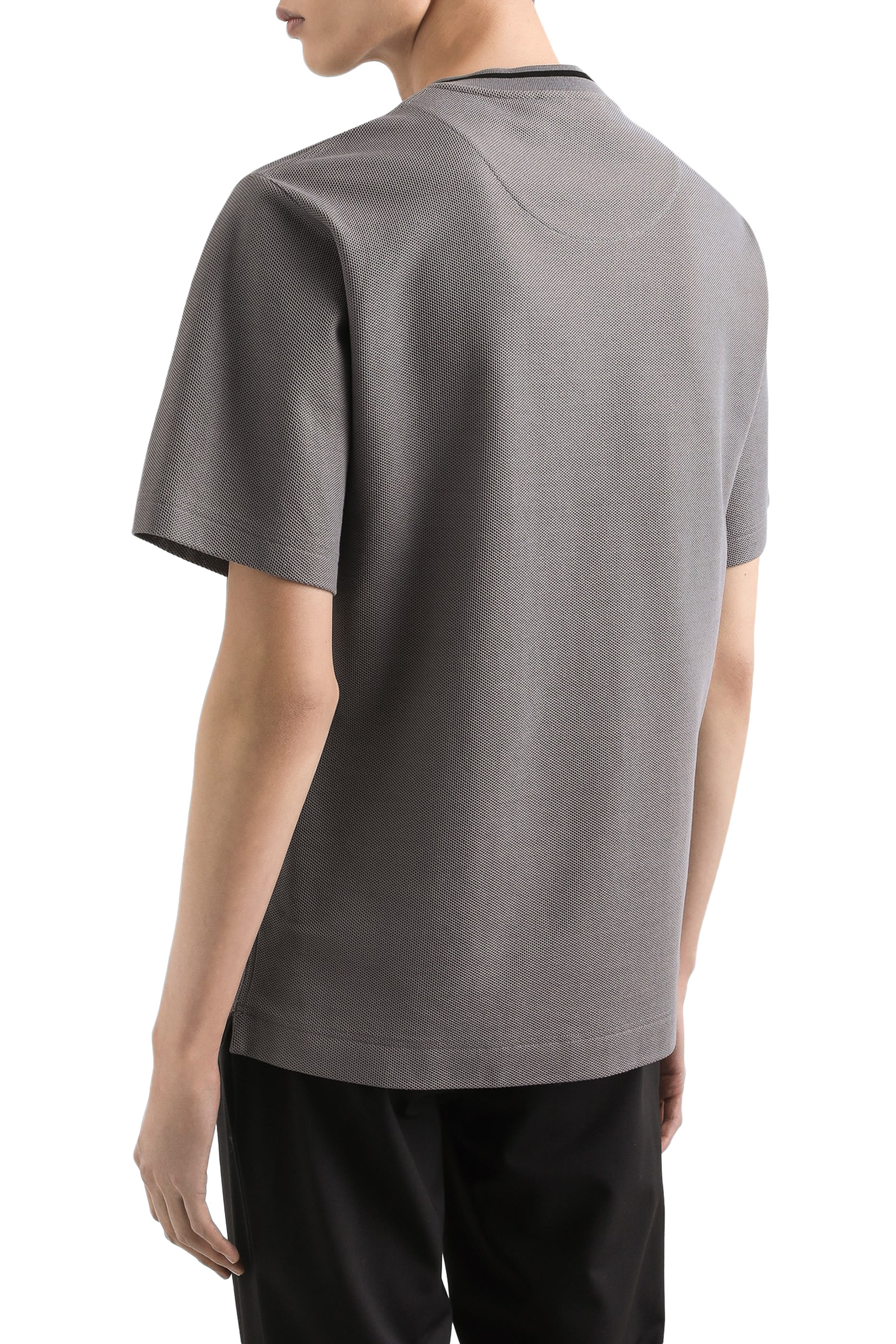 تيشيرت بشعار الماركة بيكيه قطن للأطفال