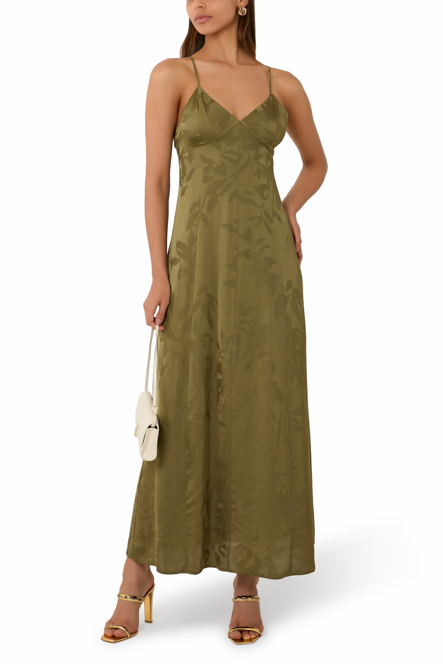 فستان طويل درابيه