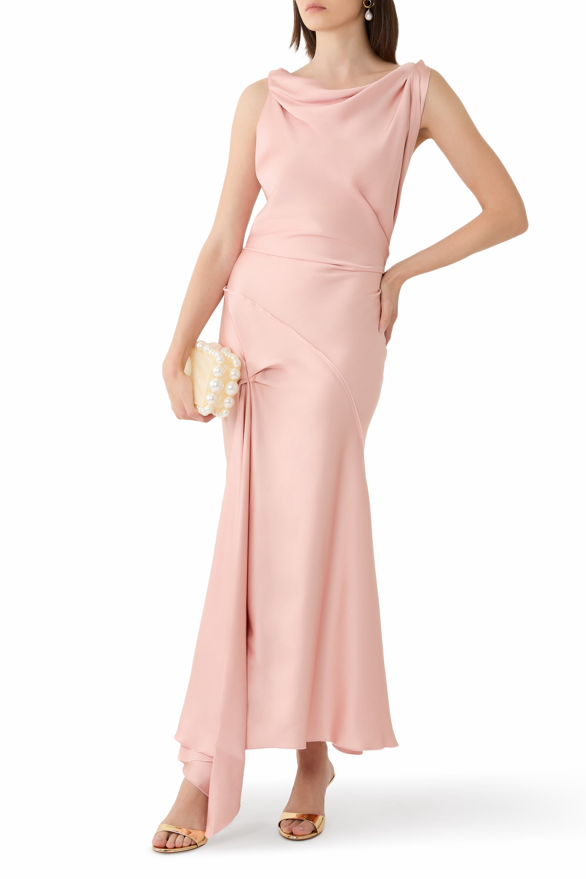 فستان بوزي متوسط الطول