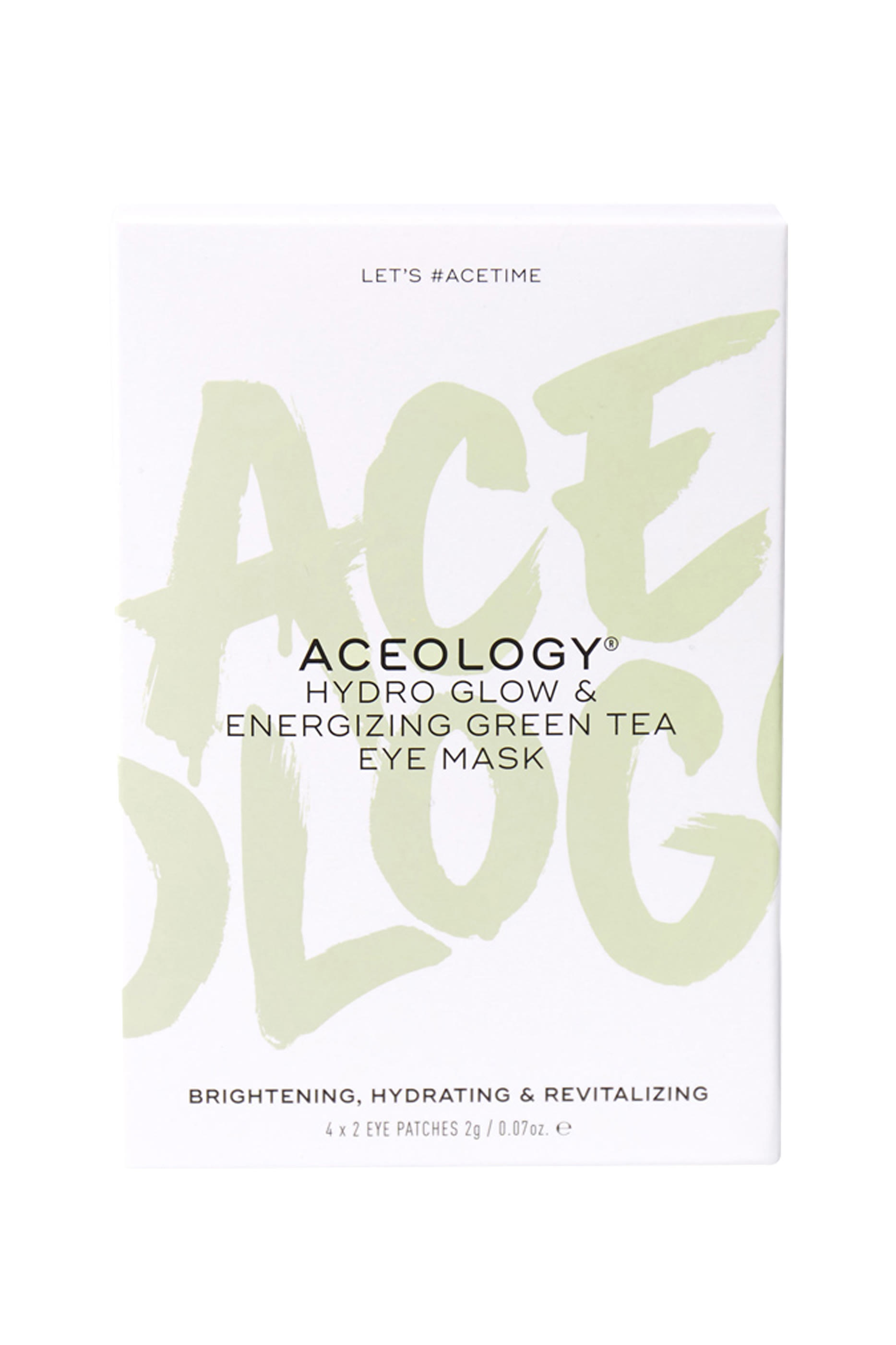 مجموعة قناع العين هايدرو جلو اند إينرجايزينغ جرين تي، 4 قطع