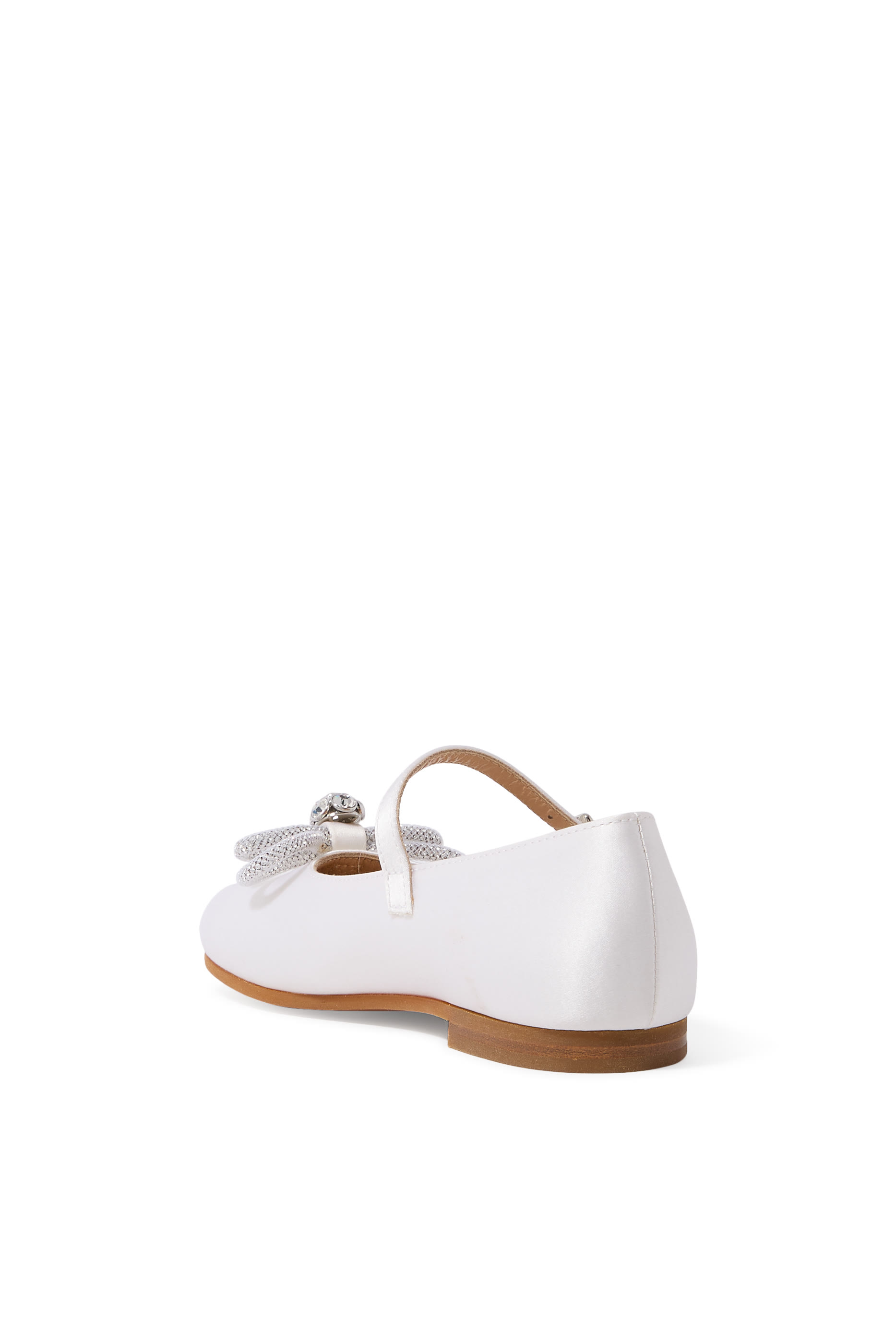 Kids Double Bow Mini Ballerinas 