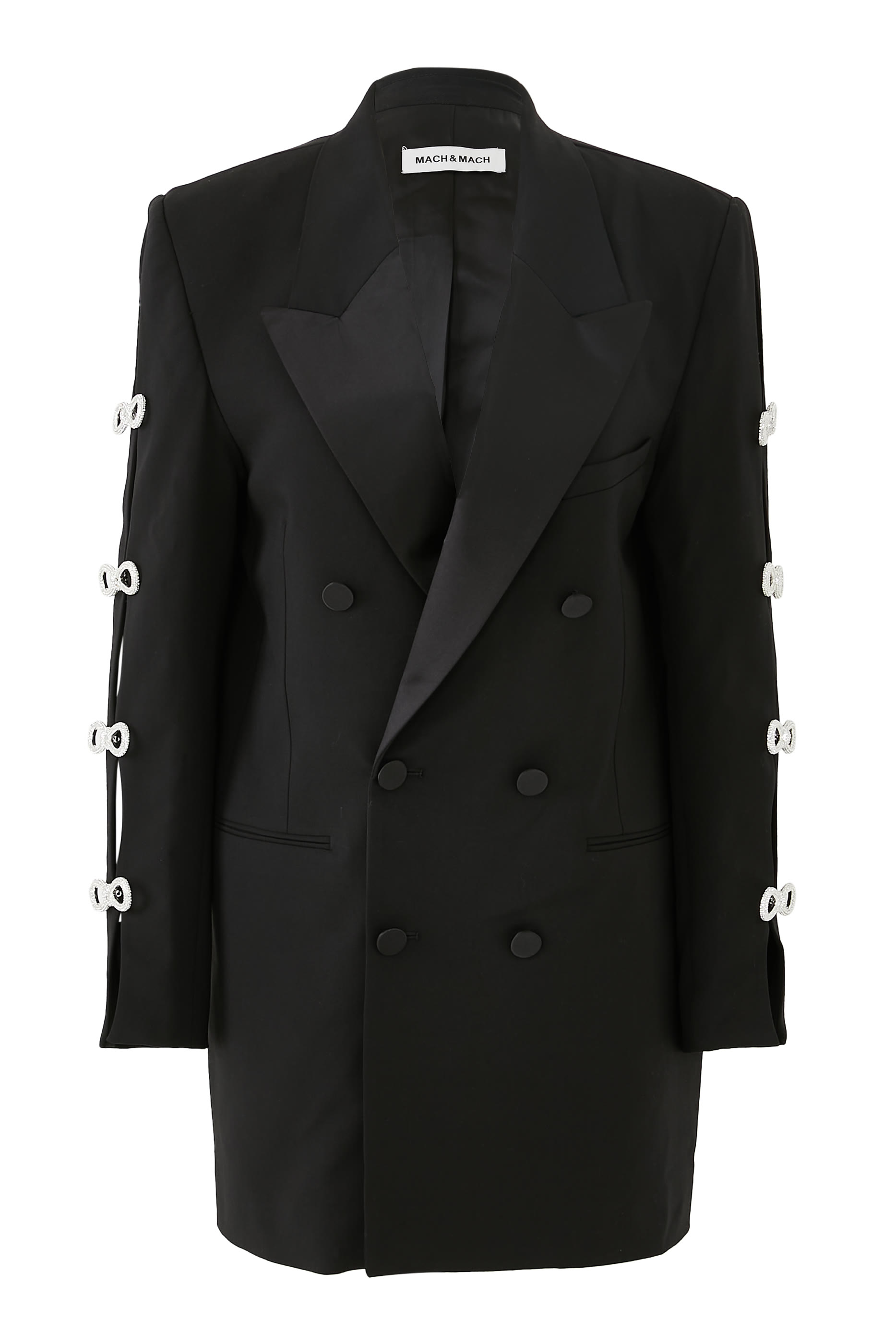 فستان بتصميم بليزر مزين بفيونكة صوف