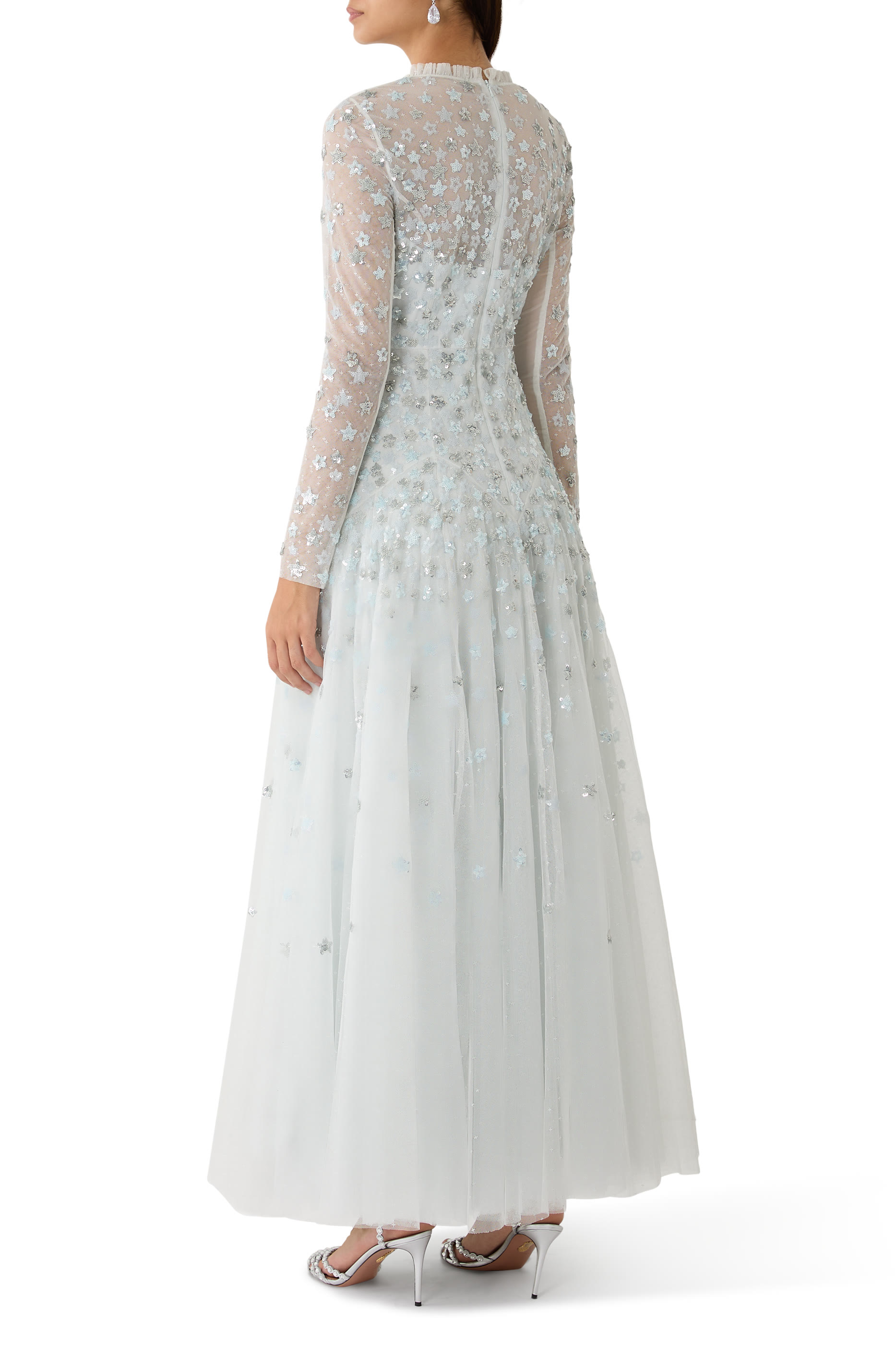 Starry Nights Round Neck Gown