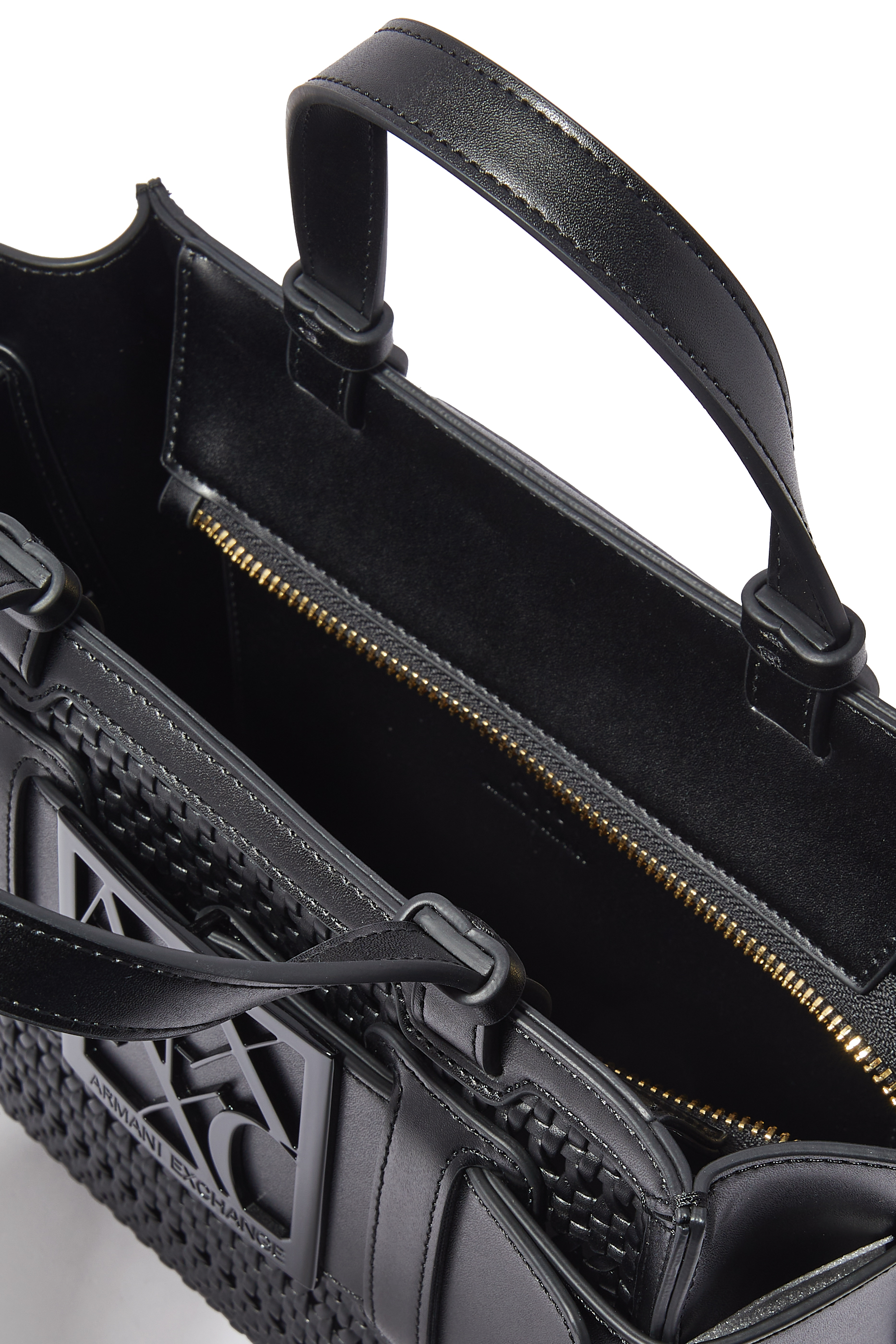 حقيبة يد سوزي منسوجة بشعار الماركة