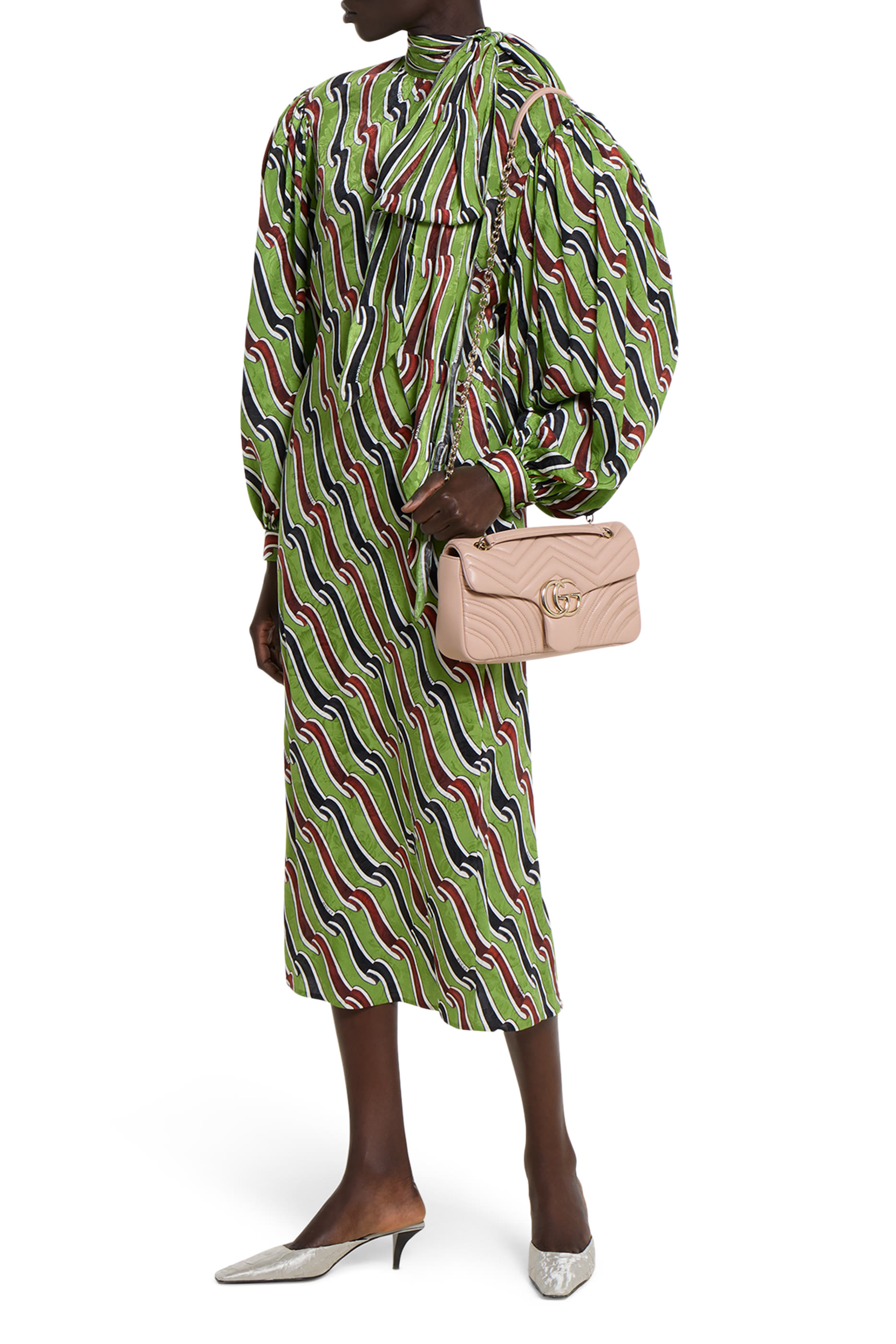 حقيبة كتف مارمونت بشعار الماركة متوسطة