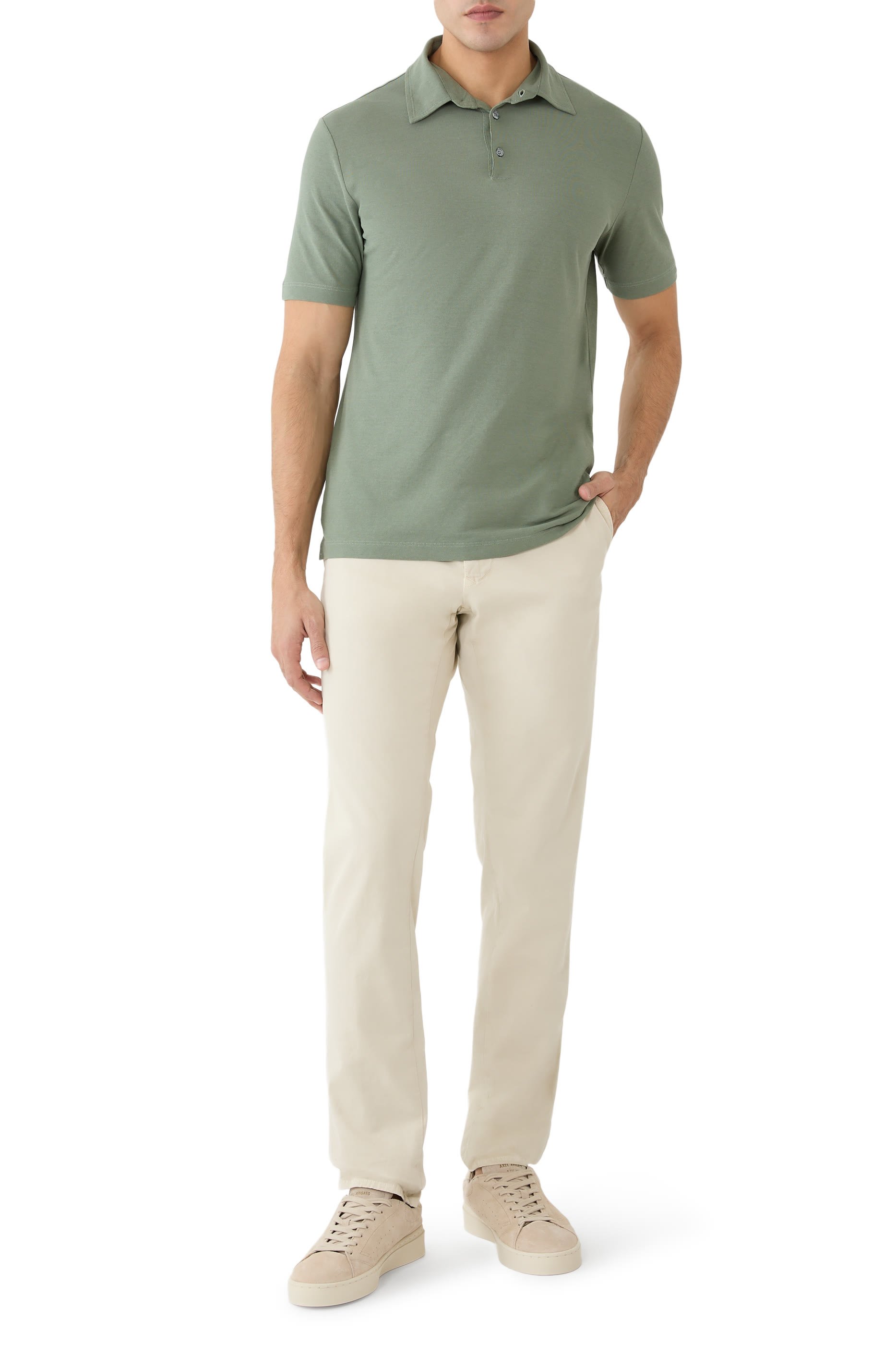 Zanone Slim-Fit Organic IceCotton Polo Shirt