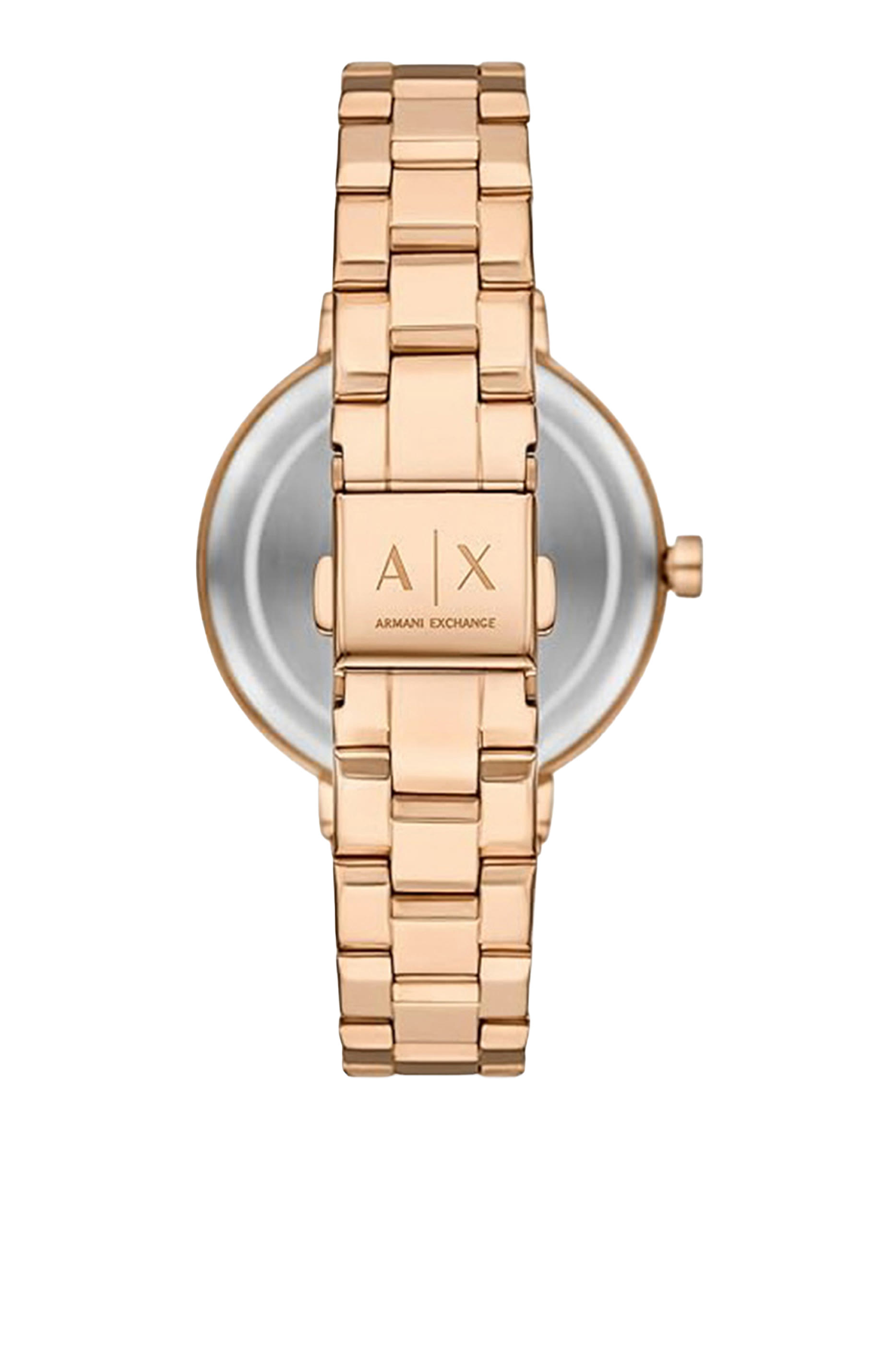 طقم ساعة جاكي وسوار متناسق ستانلس ستيل بعقربين