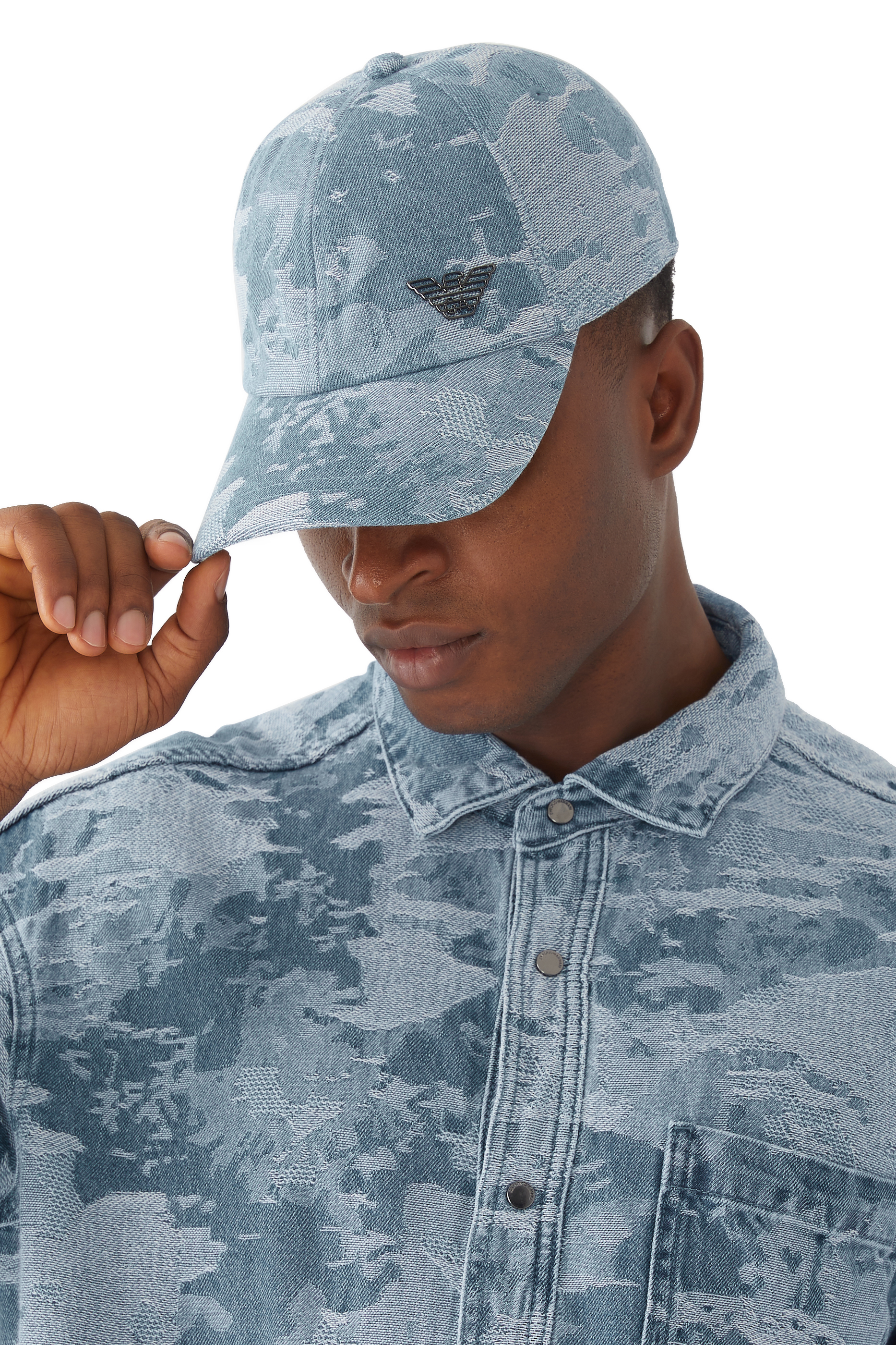 كاب بيسبول دنيم مطرز