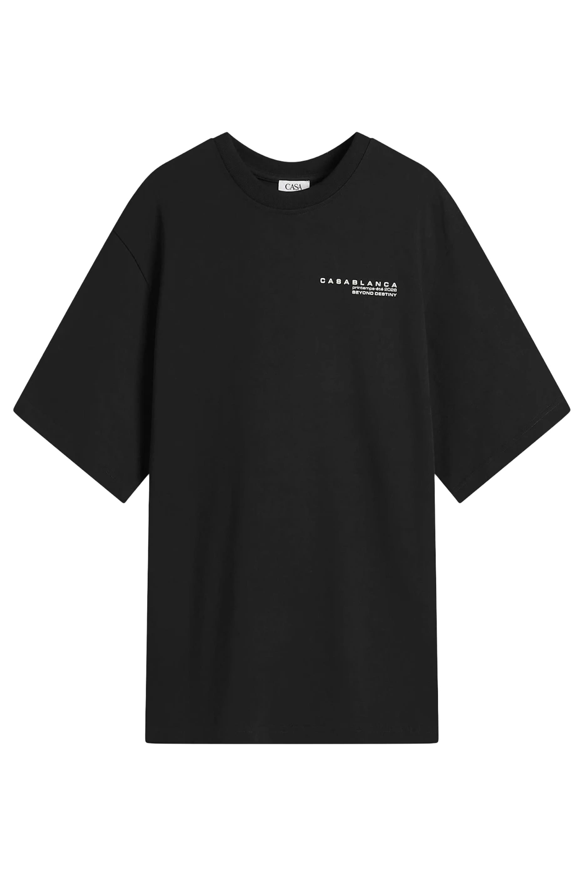 تيشيرت غليتش أوركيد بقصة فضفاضة