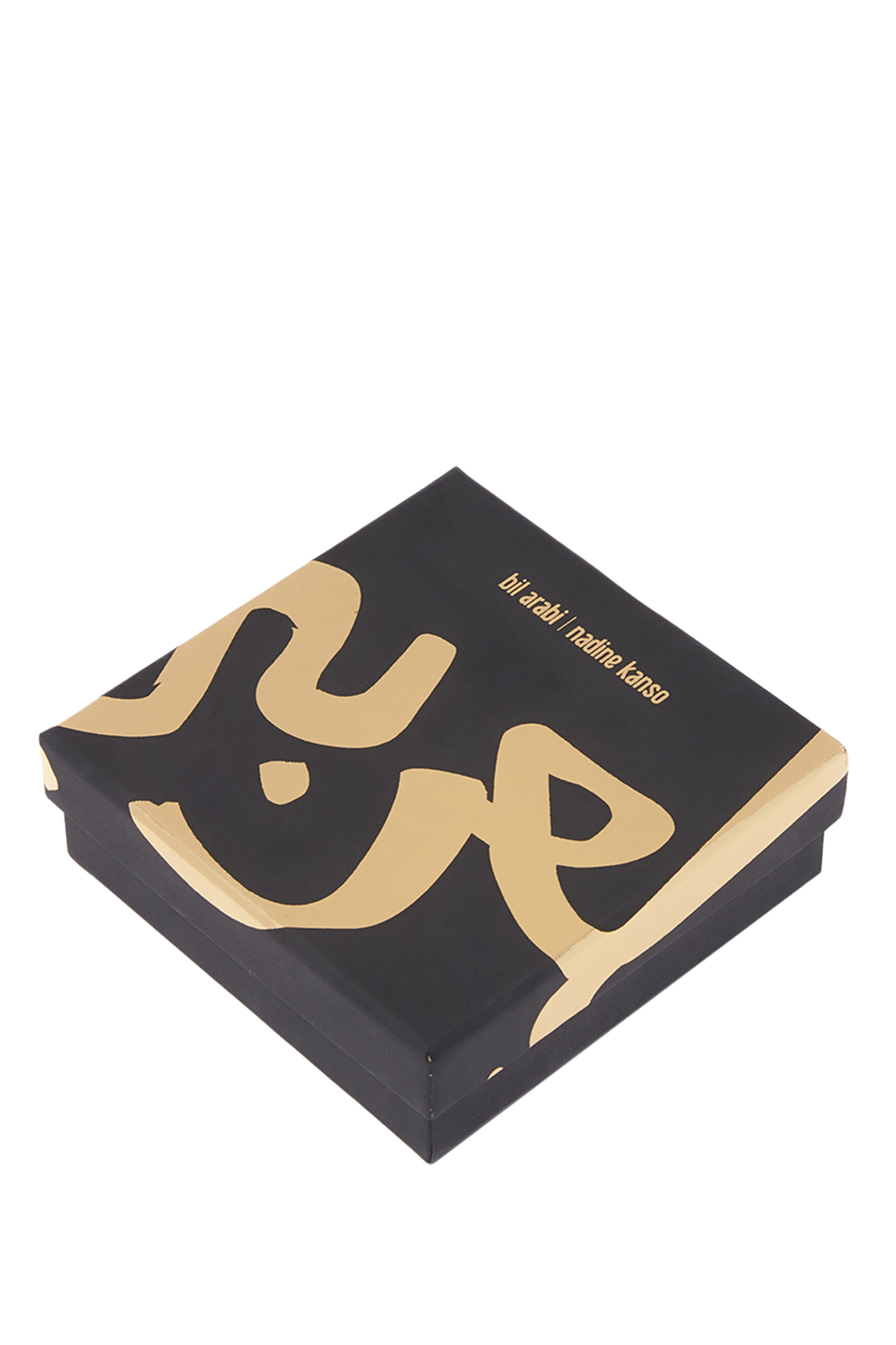 سوار بحلية كلمة بحبك مرصعة بالماس ذهب أصفر عيار 18