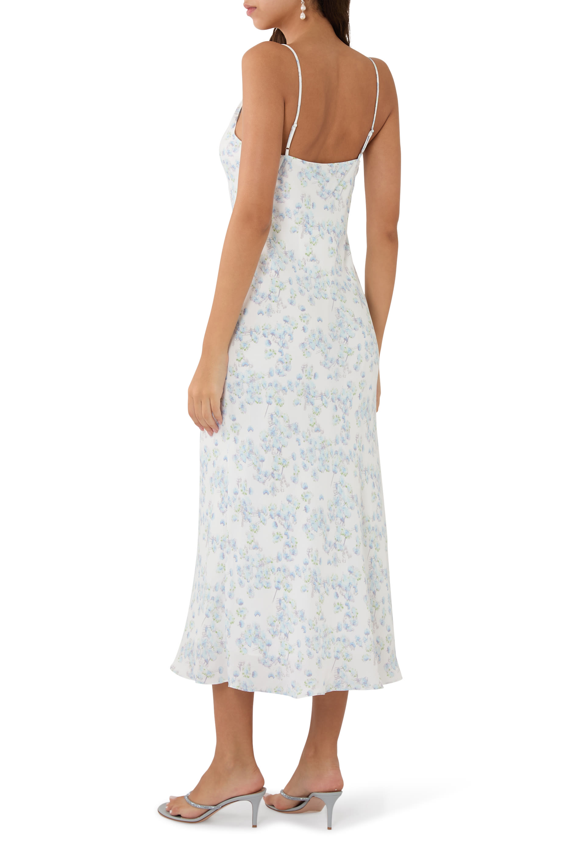 فستان سهل الارتداء بنقشة زهور ستان جورجيت