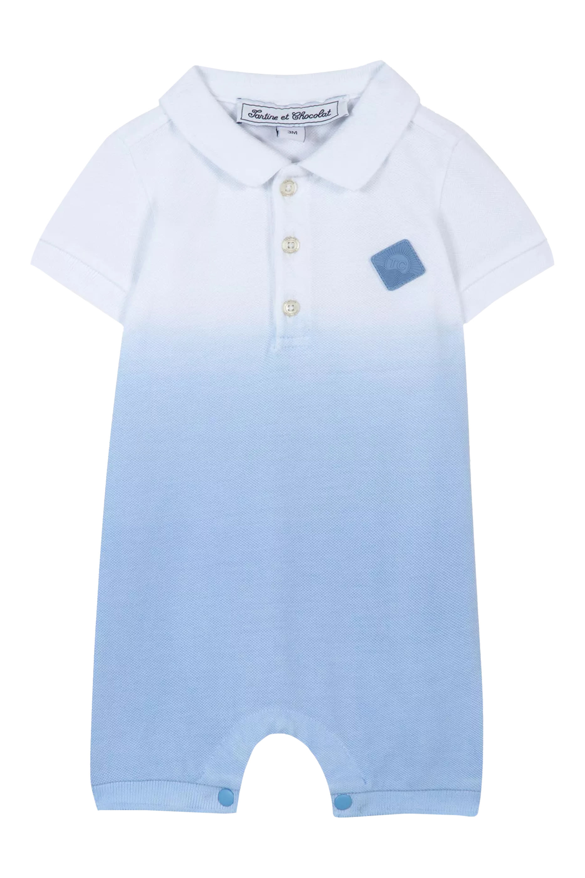 بودي سوت قصير للأطفال مصبوغ بالعقد والربط