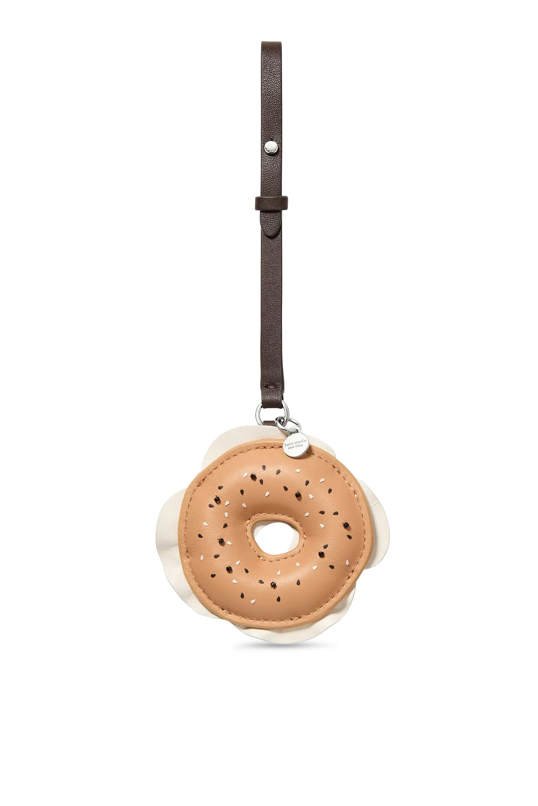 حلية حقيبة بتصميم خبز بيغل NYC