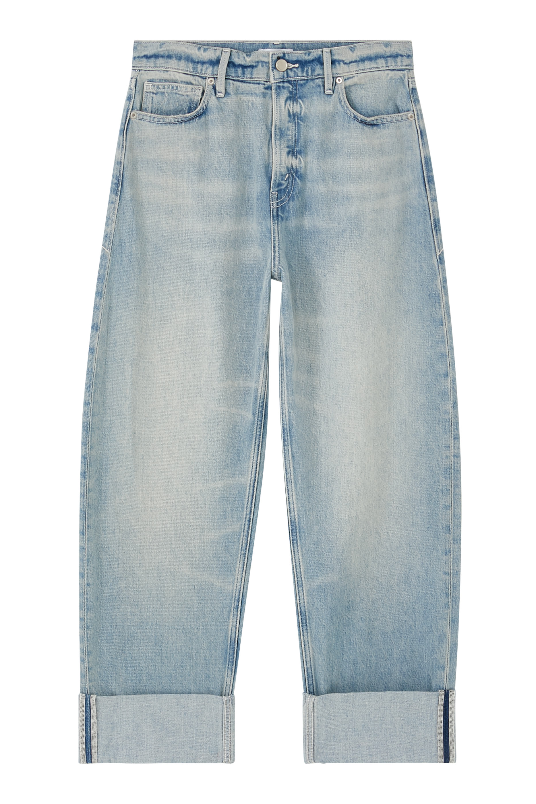 بنطال جينز جود بتصميم أسطواني مريح