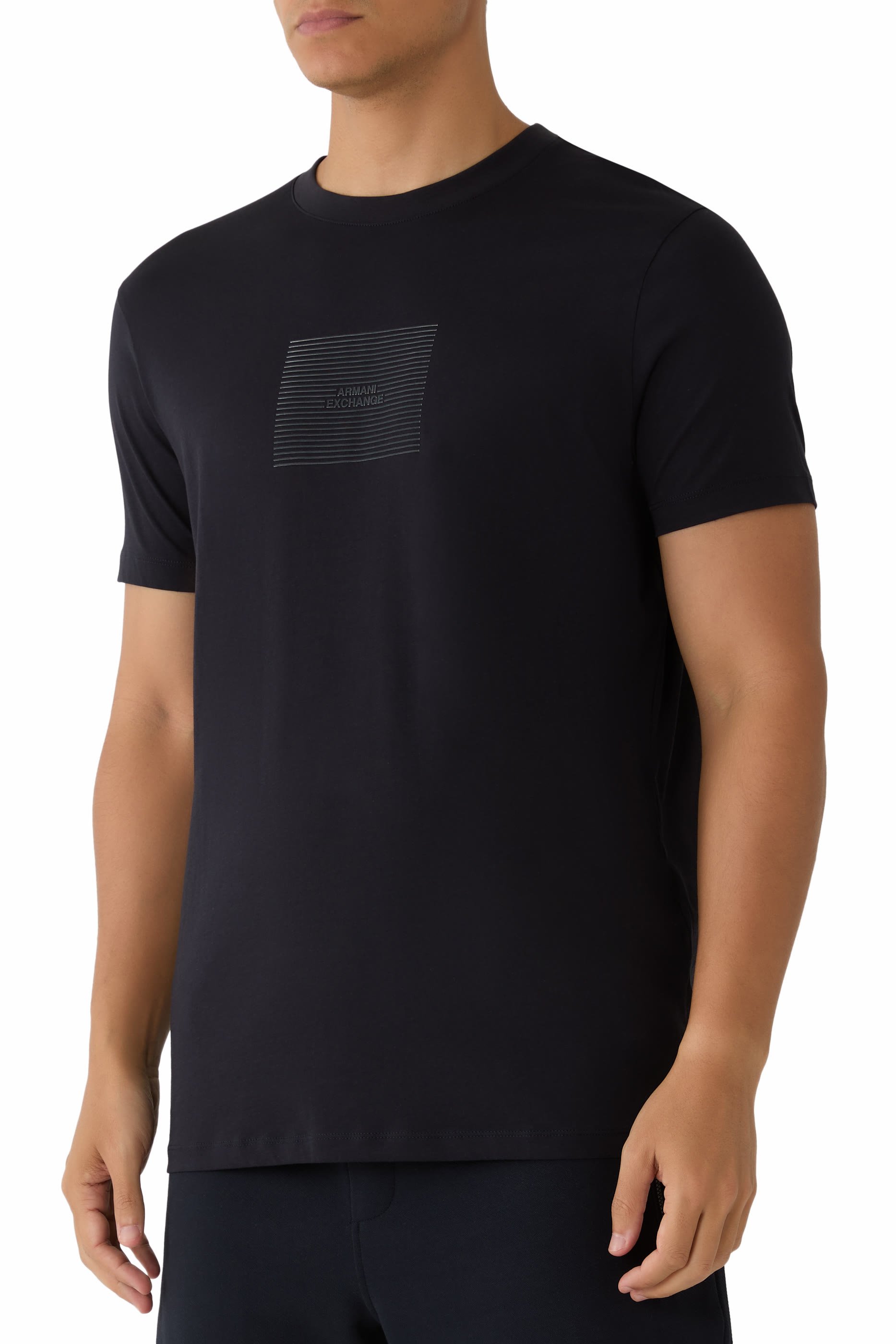 تيشيرت بشعار الماركة قطن جيرسيه