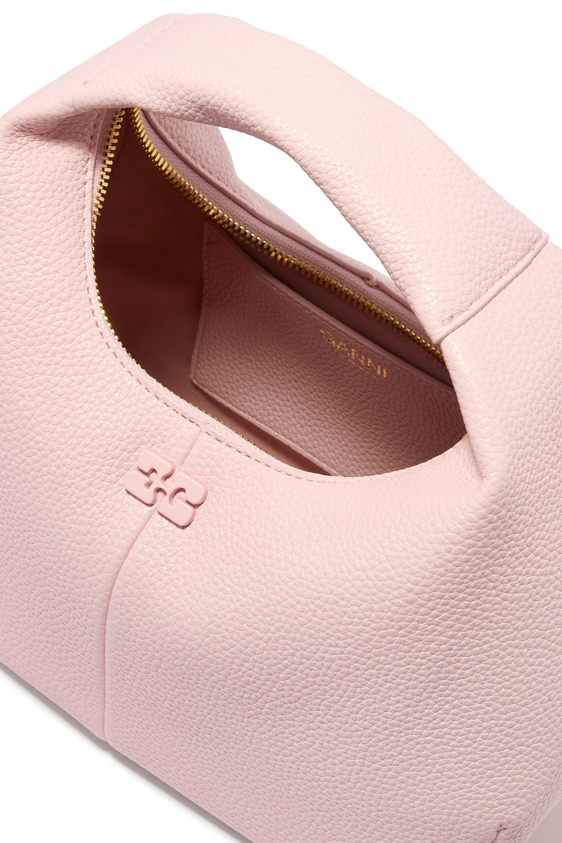 حقيبة هوبو صغيرة بارزة الملمس