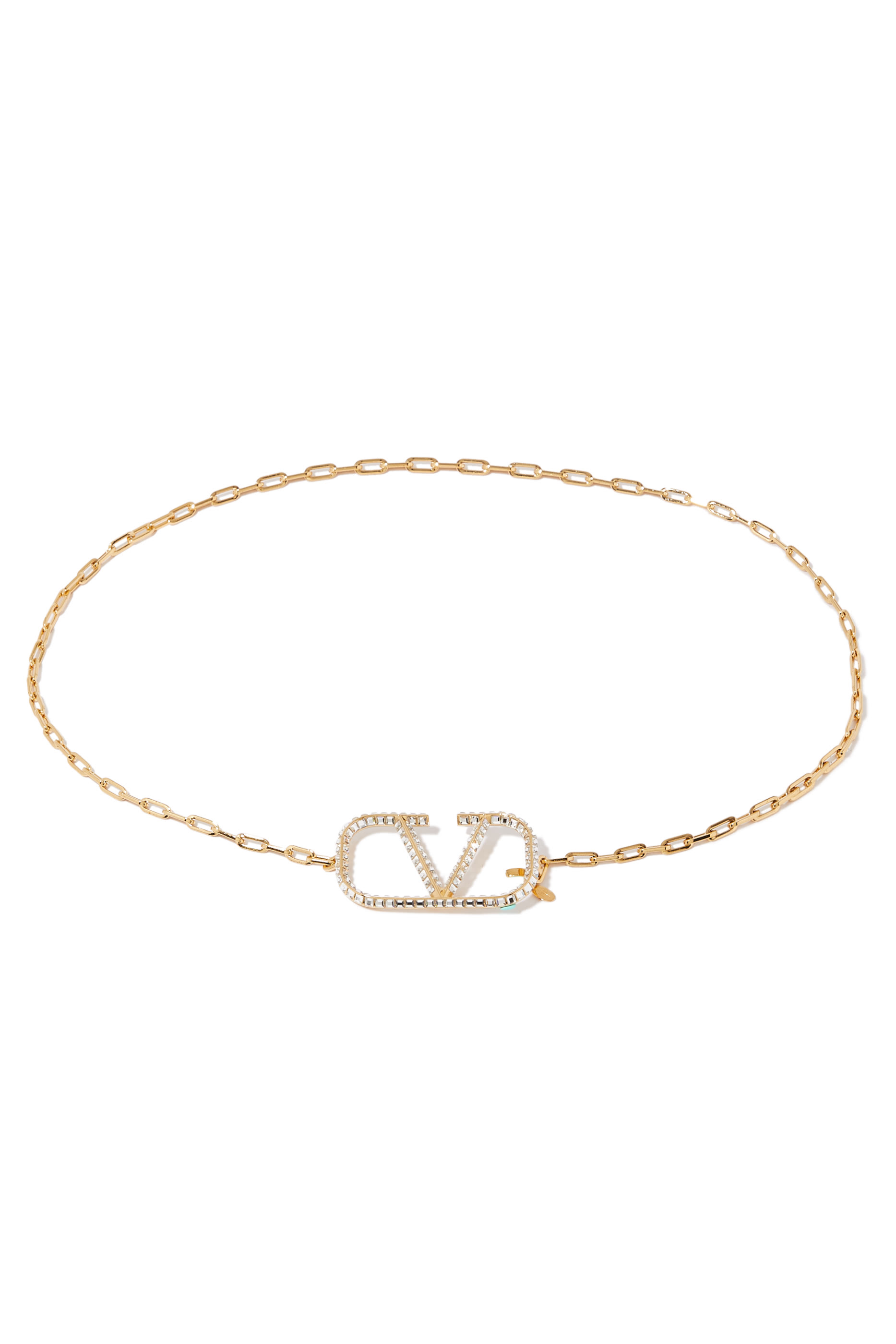 VLogo Signature Chain Belt