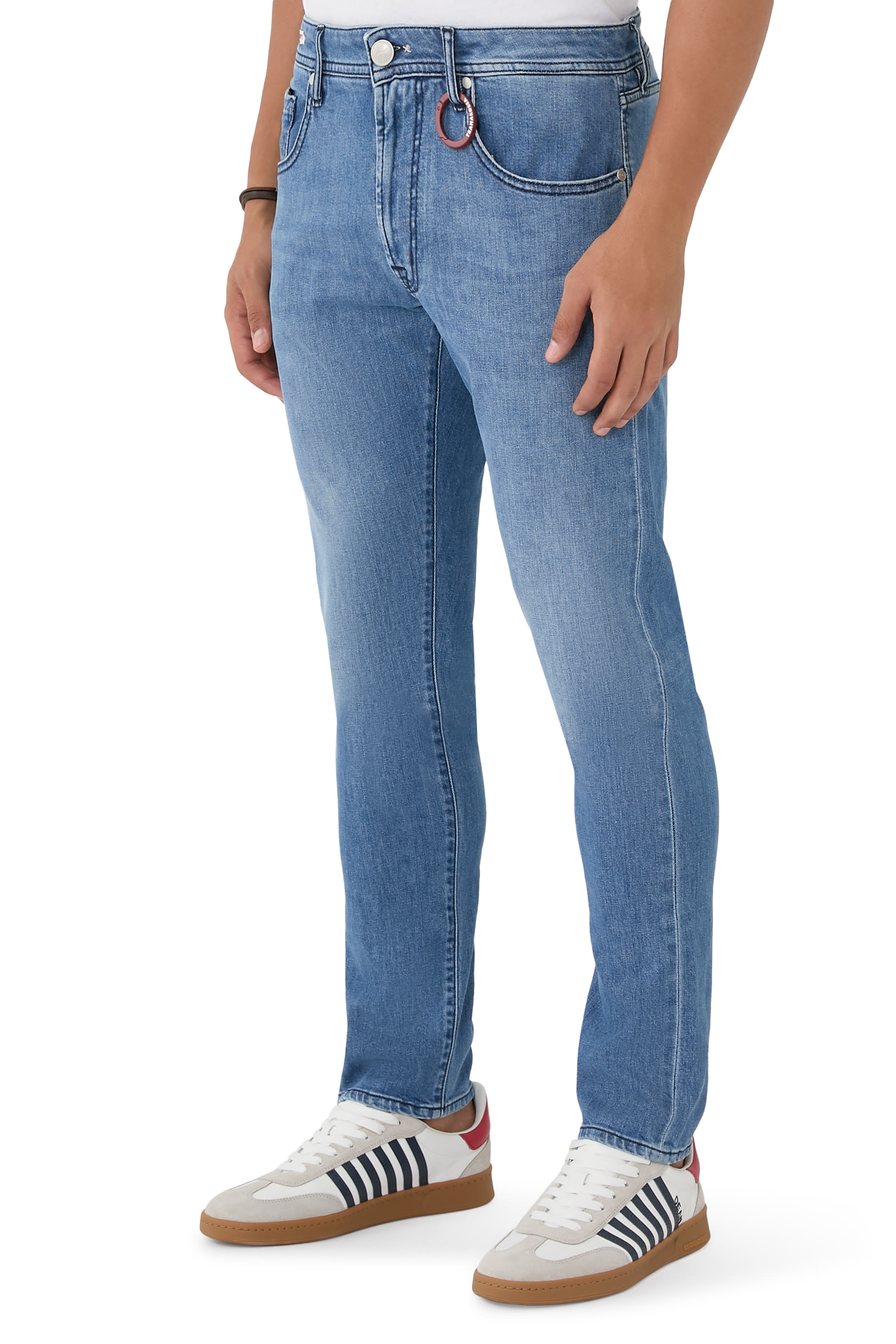 بنطال جينز مايكل أنجلو بقصة عادية دنيم