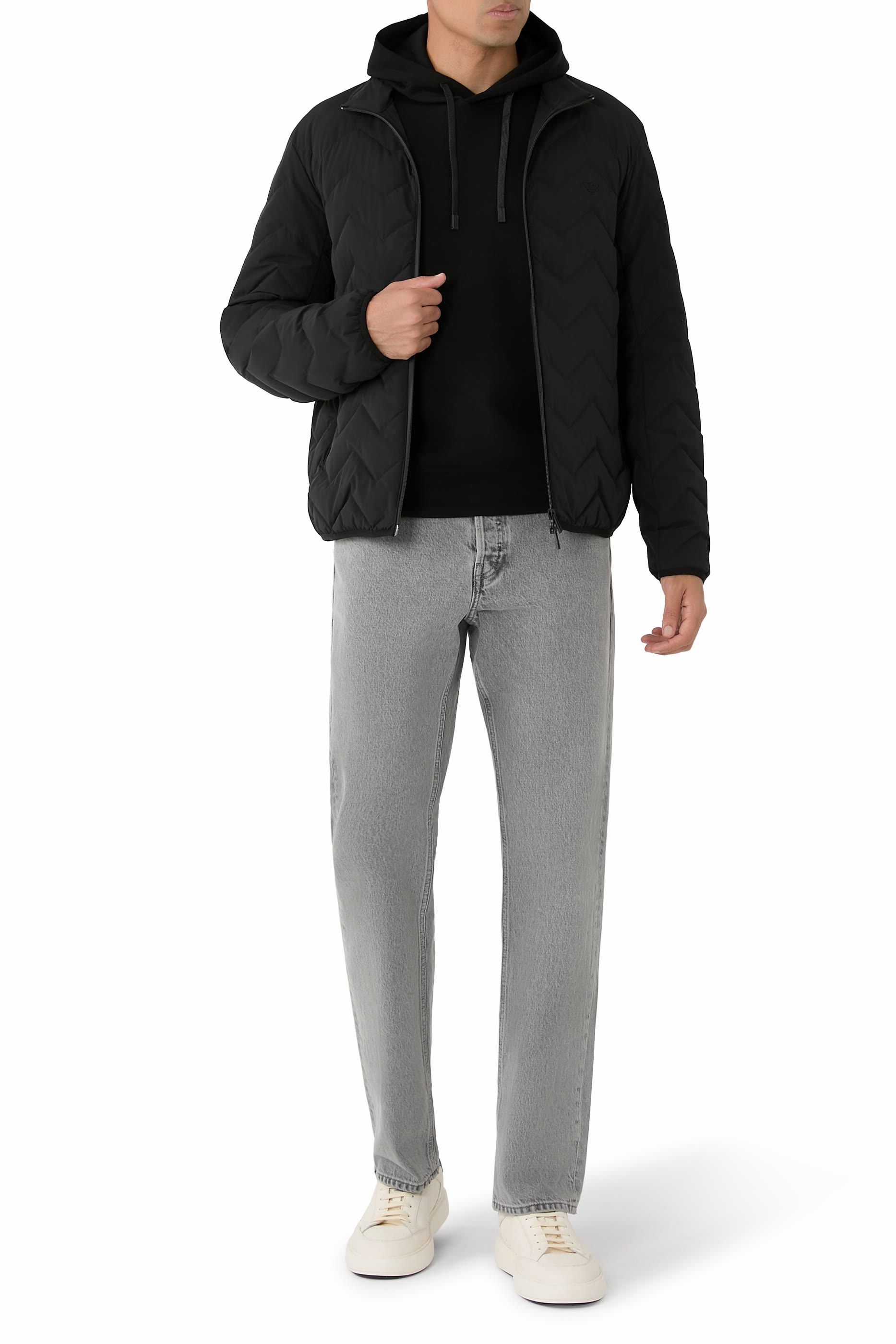 سويت شيرت بشعار الماركة بحجم صغير