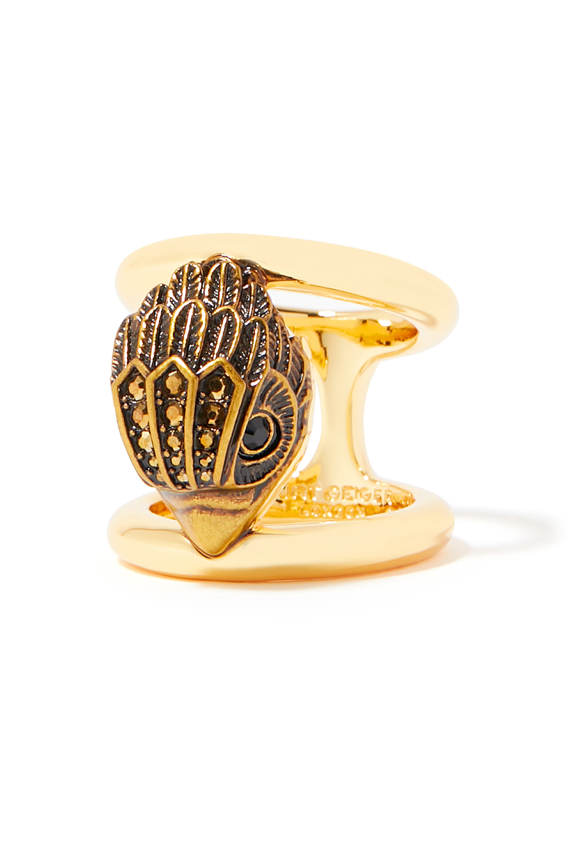 خاتم بحلقات برأس النسر