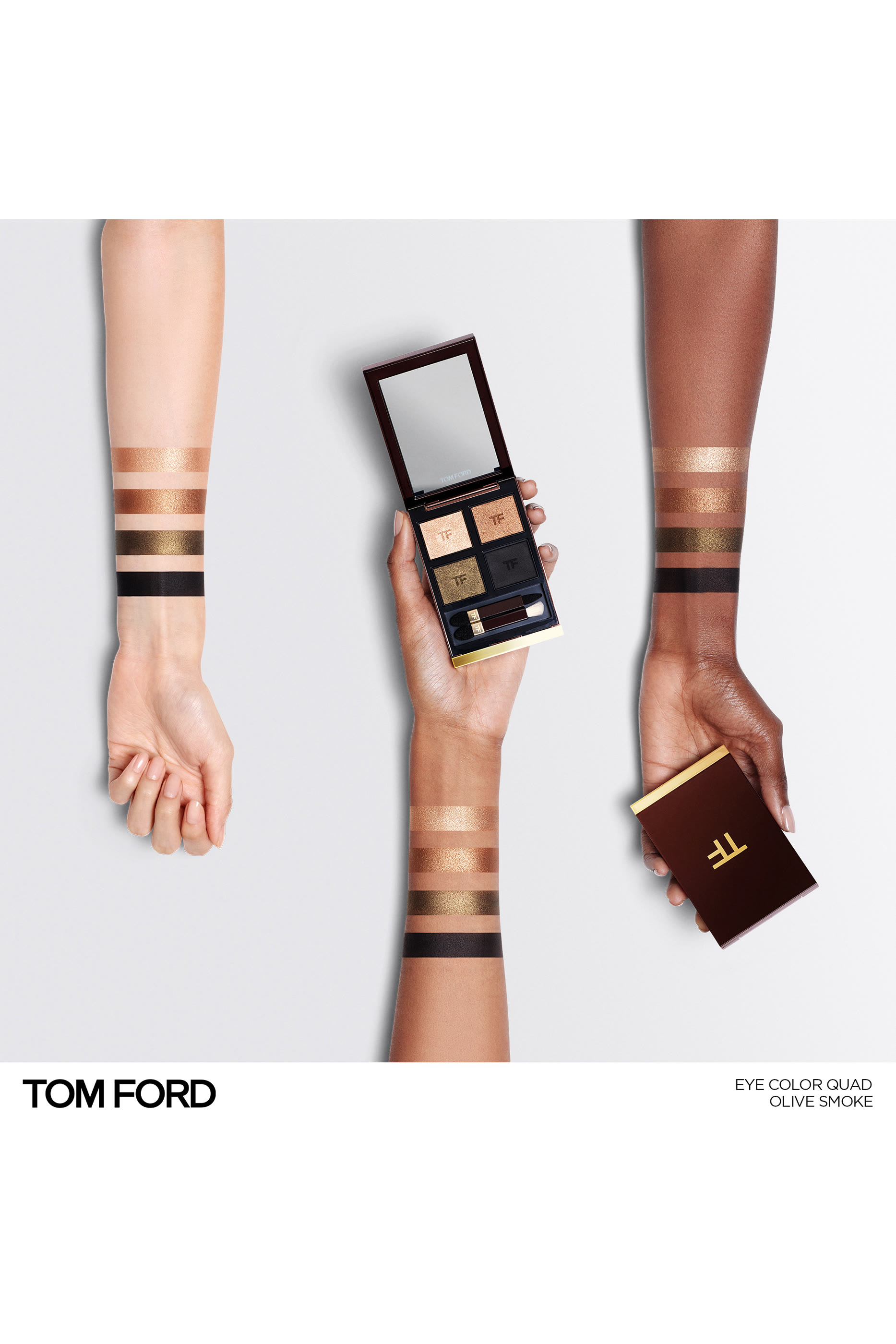 لوحة ظلال عيون بأربعة ألوان كريمية