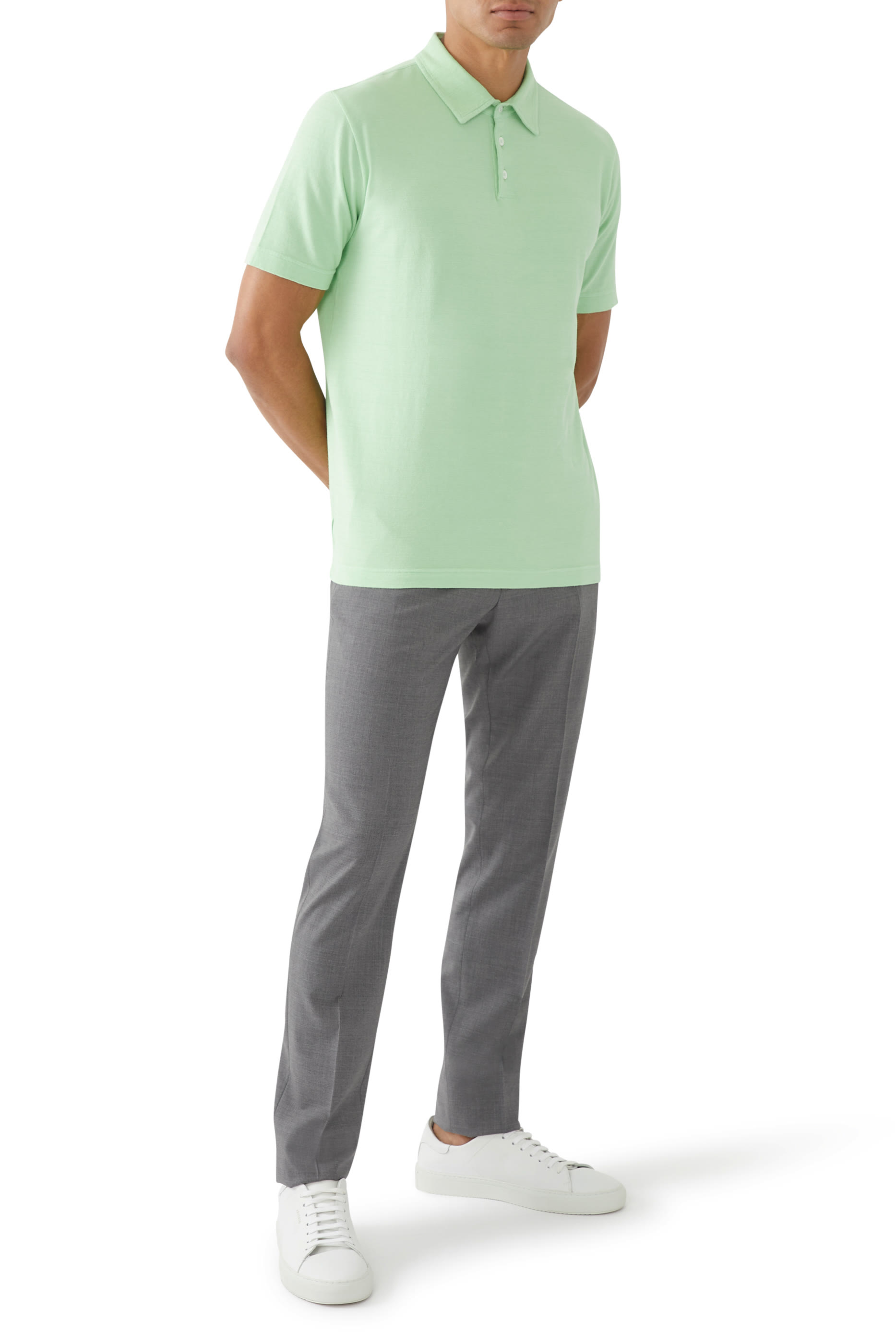 قميص بولو زانون قطن عضوي