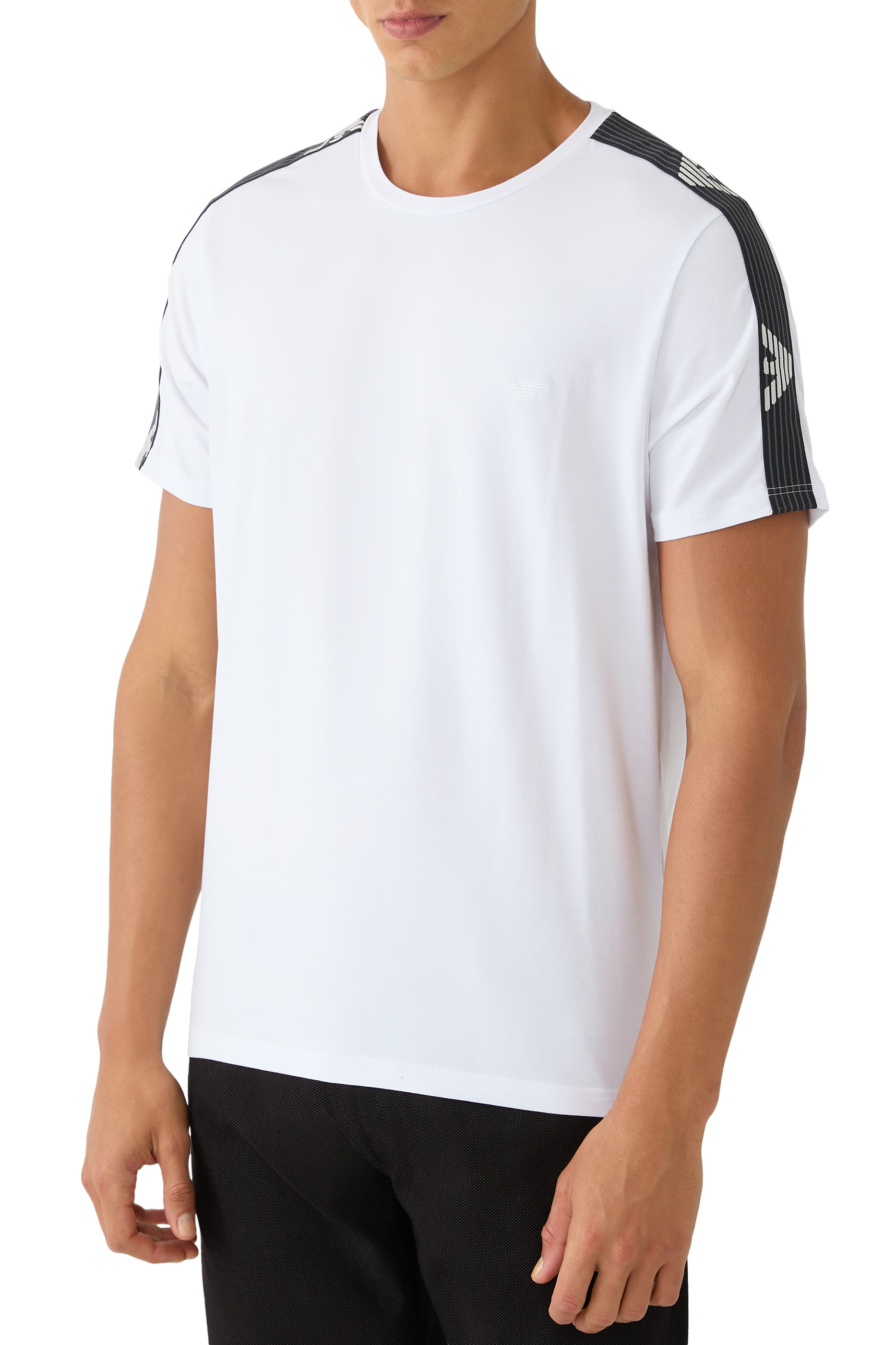 تيشيرت بشعار الماركة قطن جيرسيه