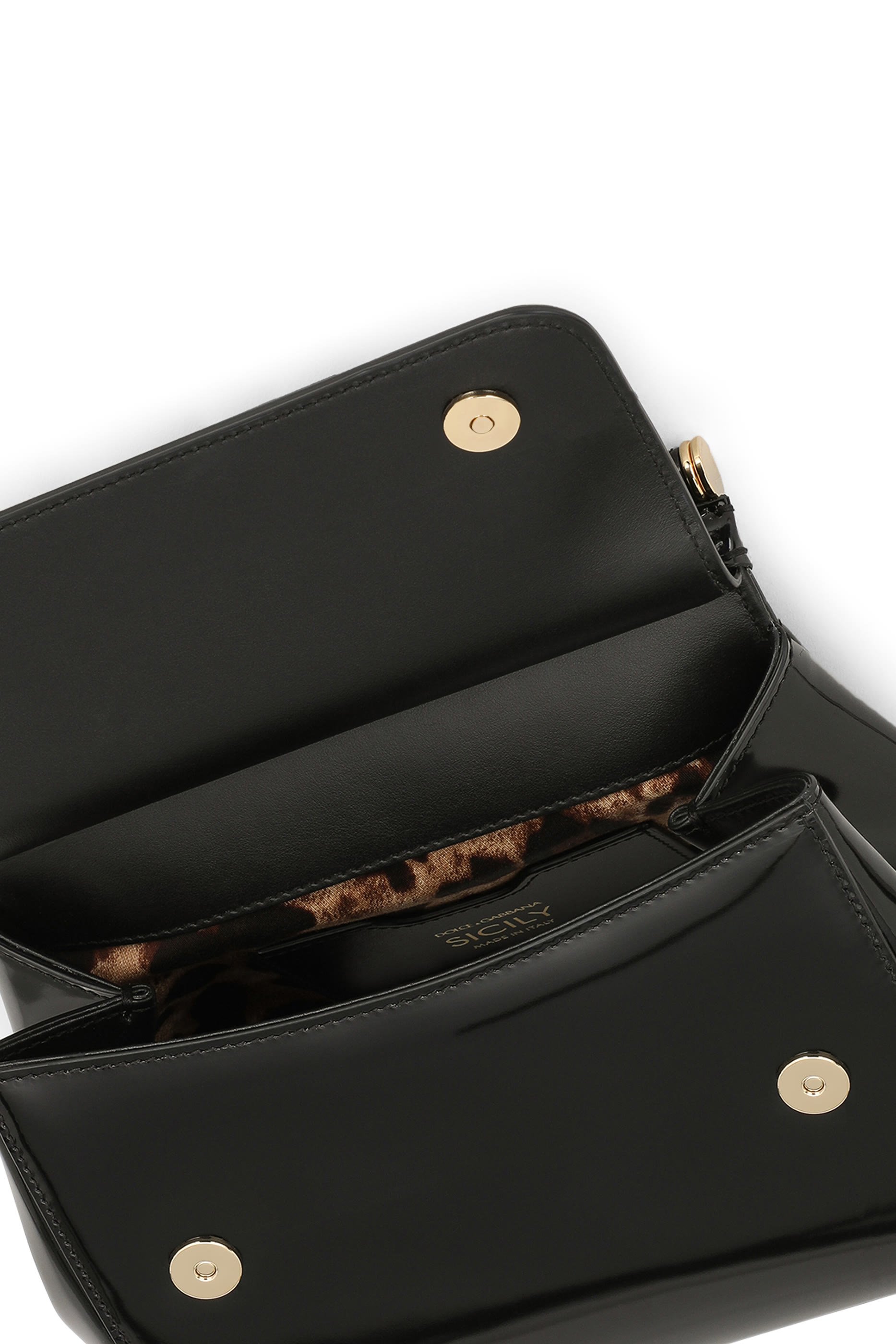 حقيبة يد سيسلي متوسطة جلد عجل مصقول