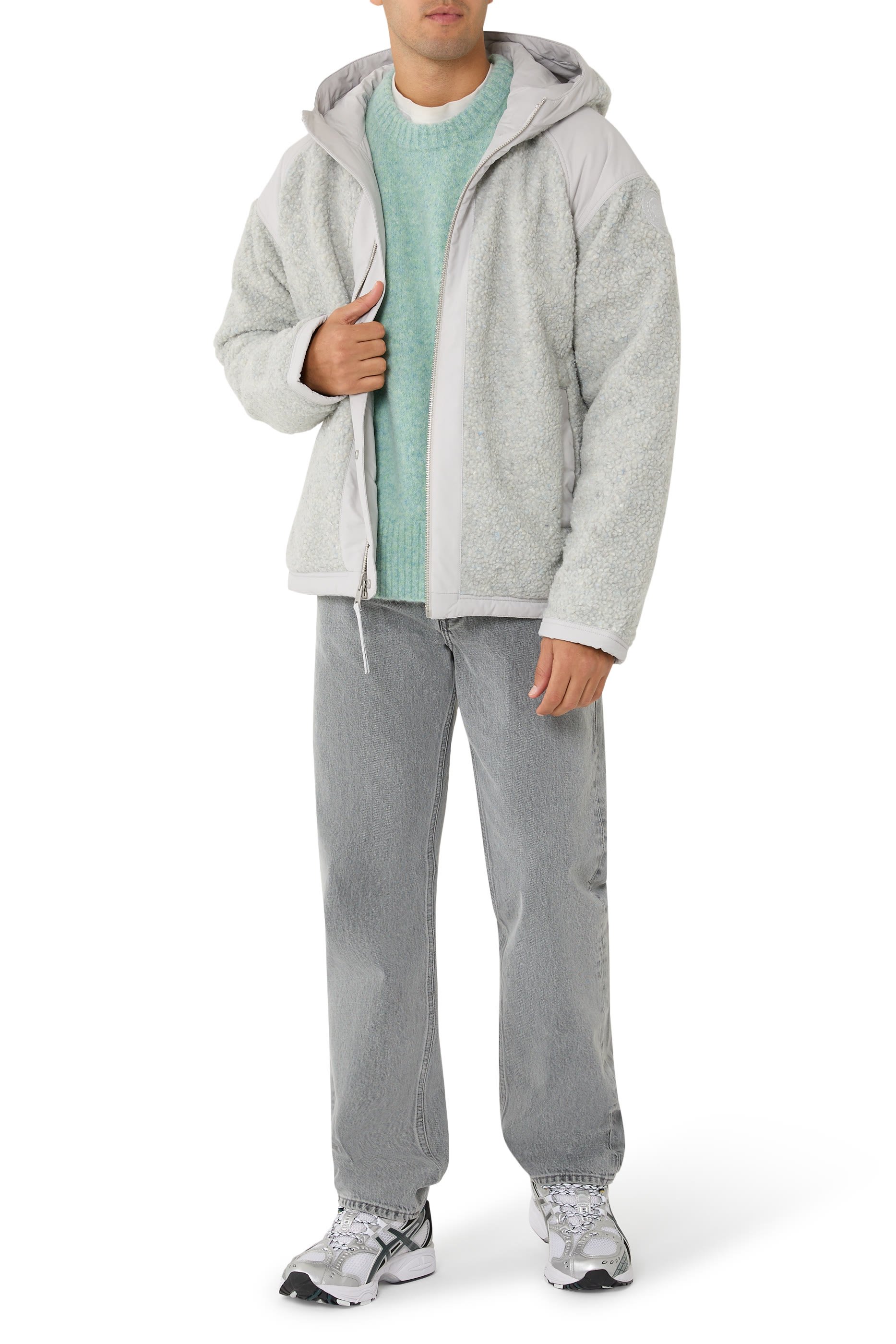 جاكيت بومبر ألبرني بتصميم وجهين صوف