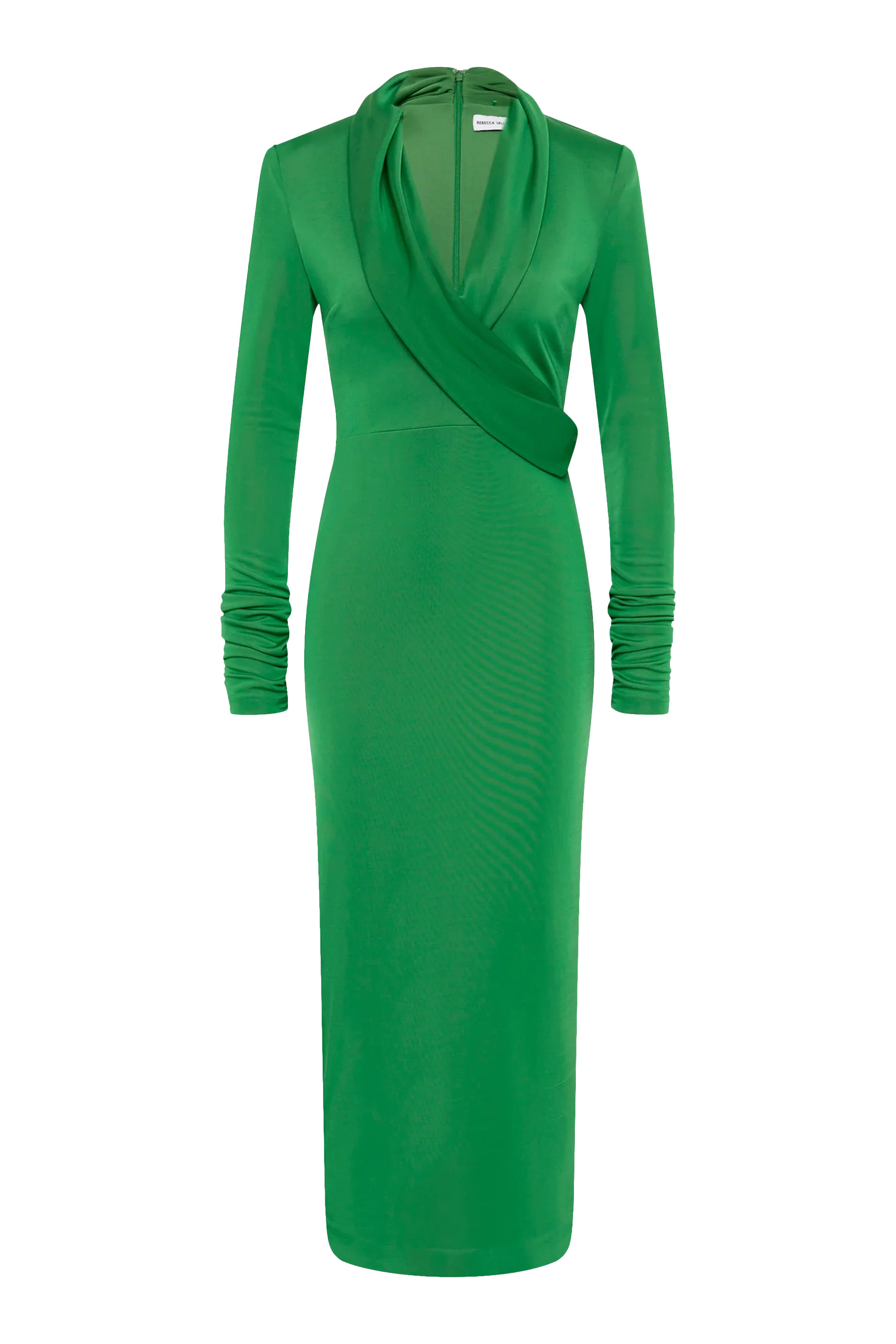 فستان إيرين متوسط الطول بأكمام طويلة