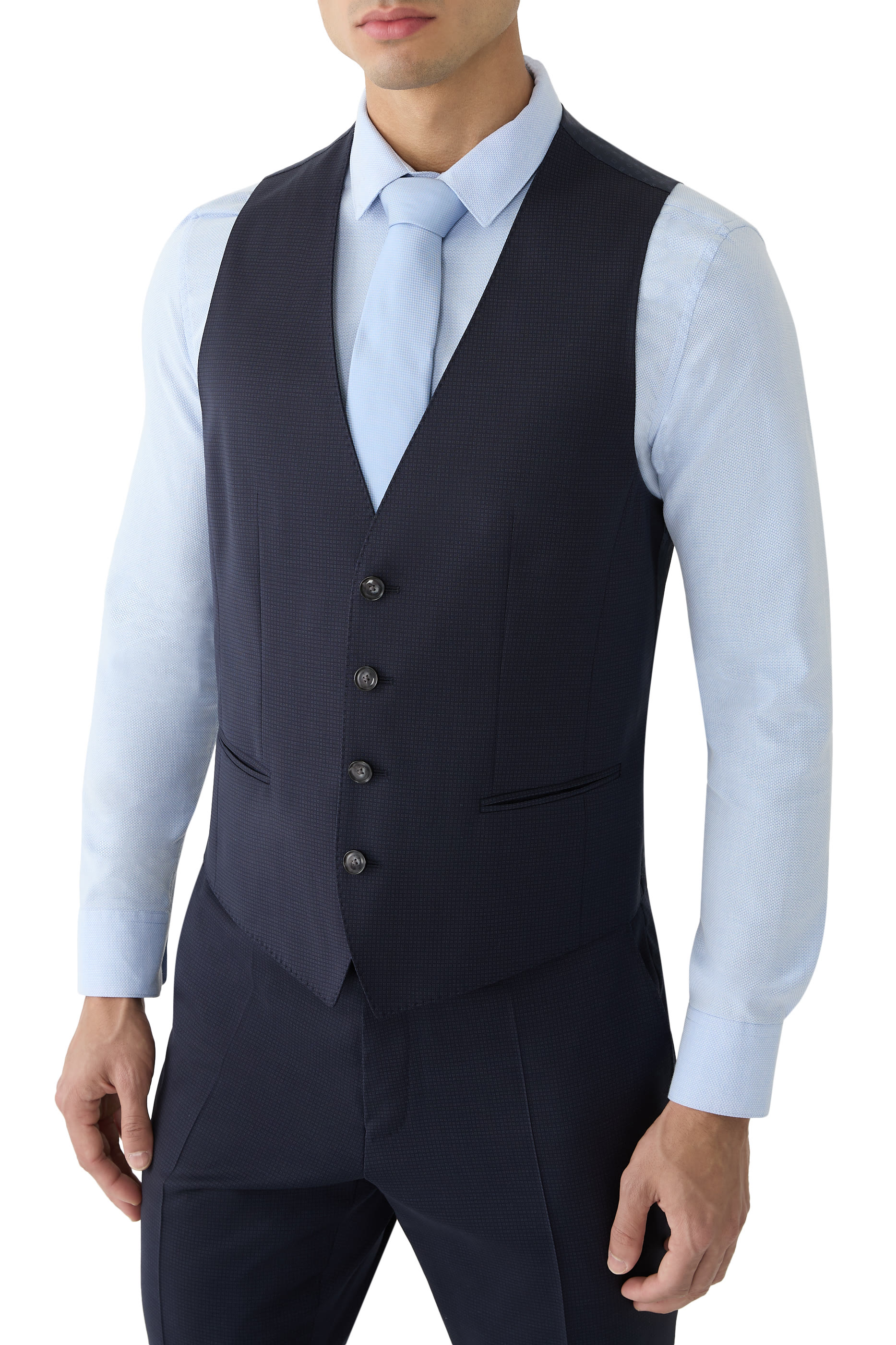 ربطة عنق بنقشات صغيرة حرير جاكار