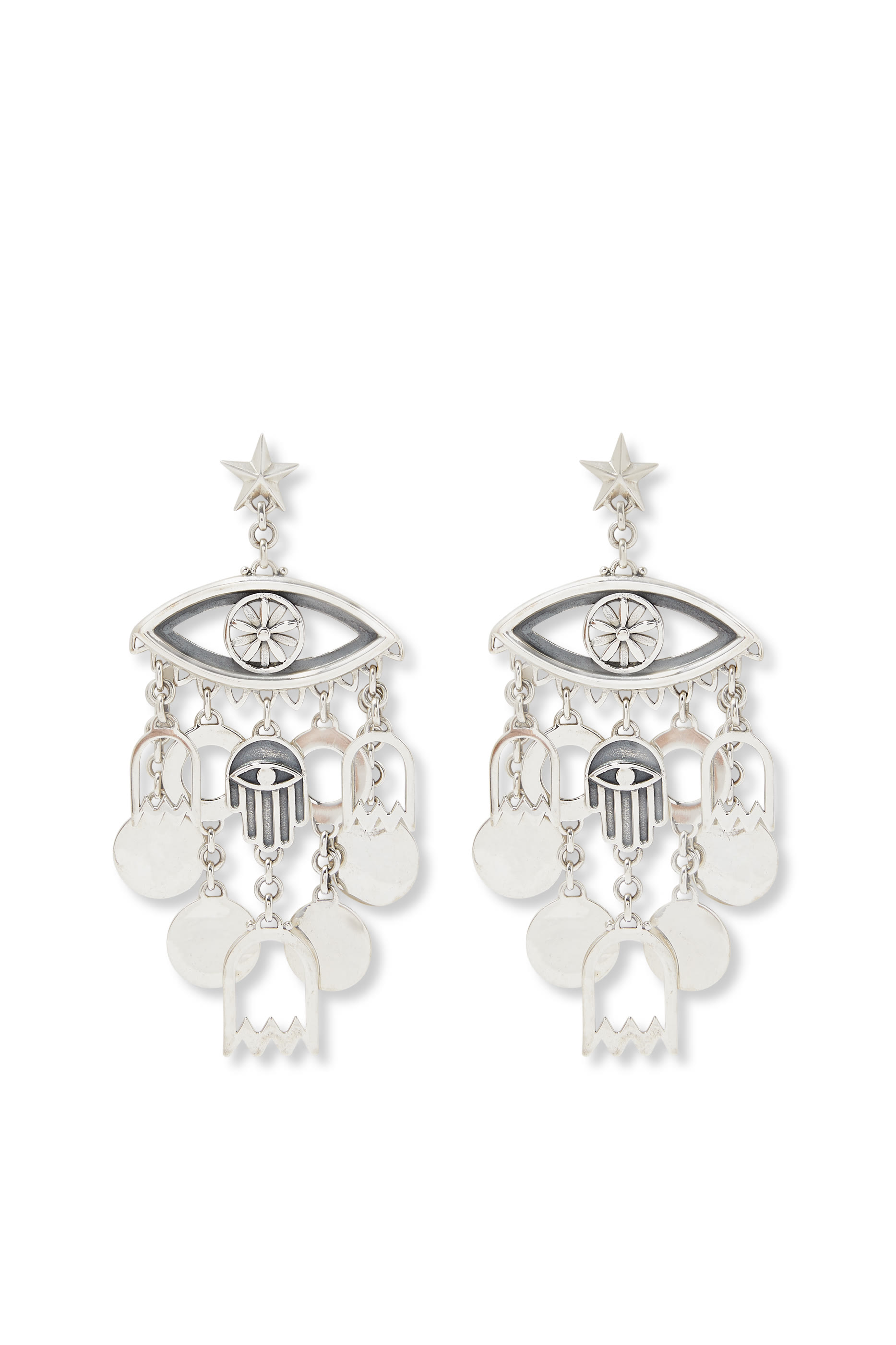 أقراط بحلي متعددة