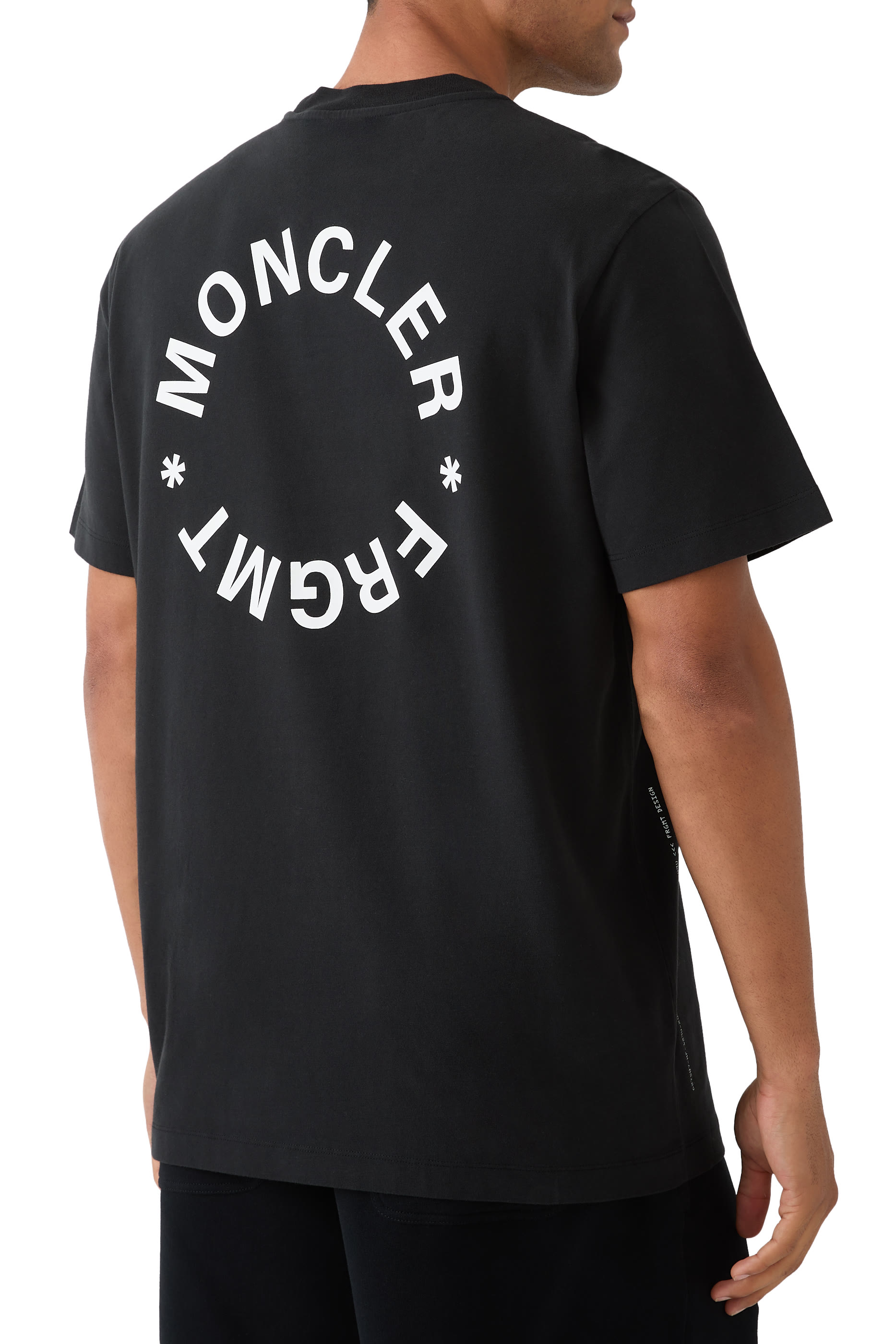 تيشيرت بشعار الماركة طويل قطن