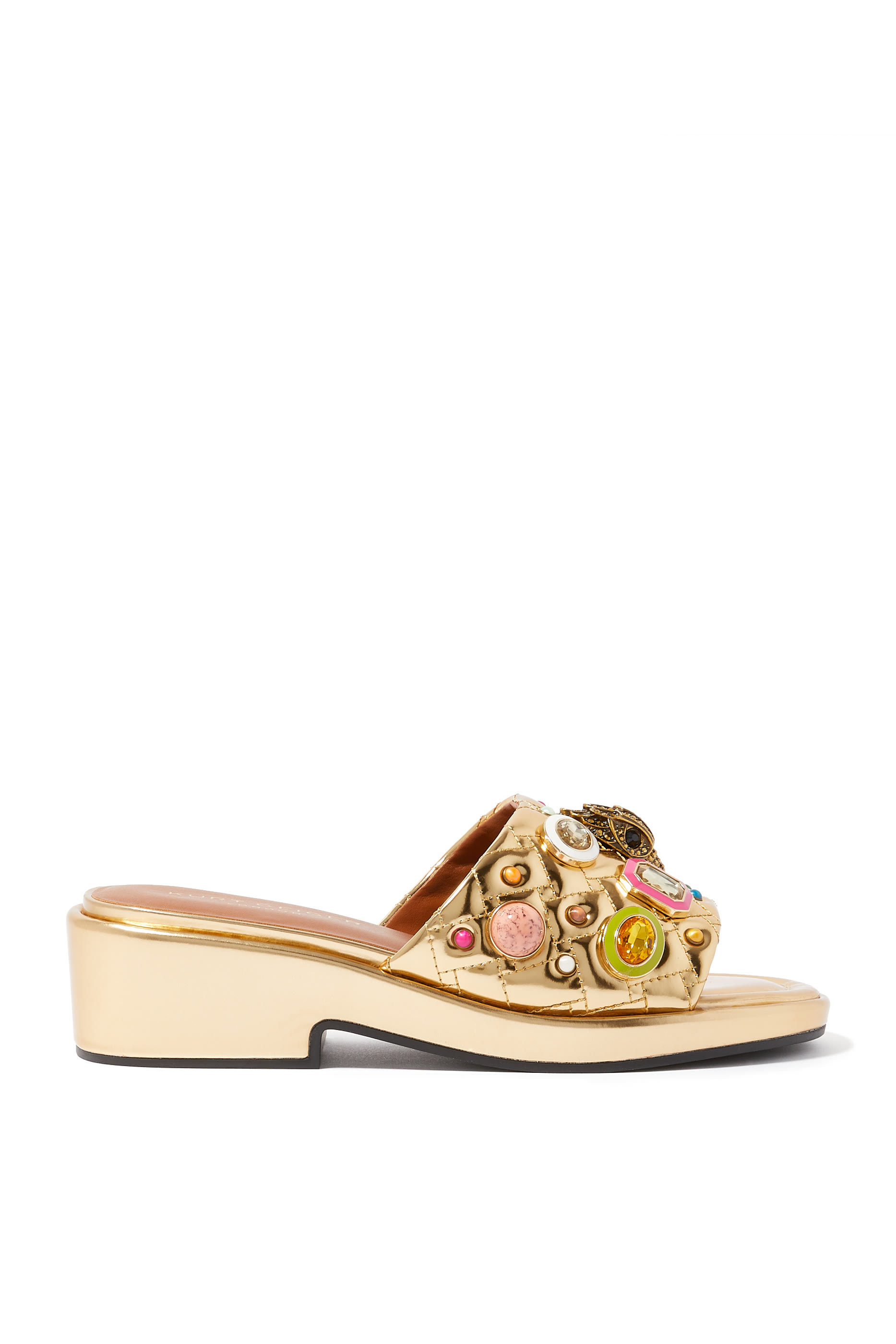 صندل متعدد الأحجار بنعل سميك بطول 50 مم