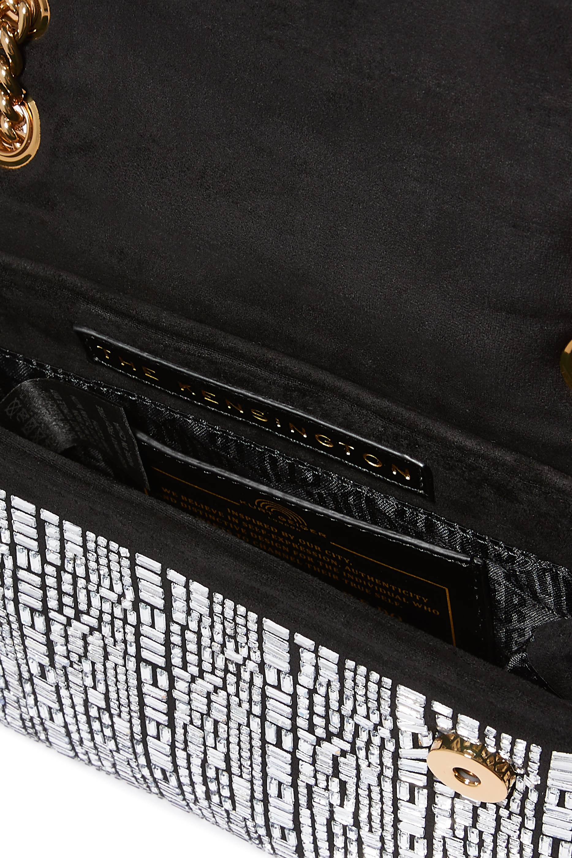 حقيبة صغيرة مرصعة بكريستال كينسينغتون