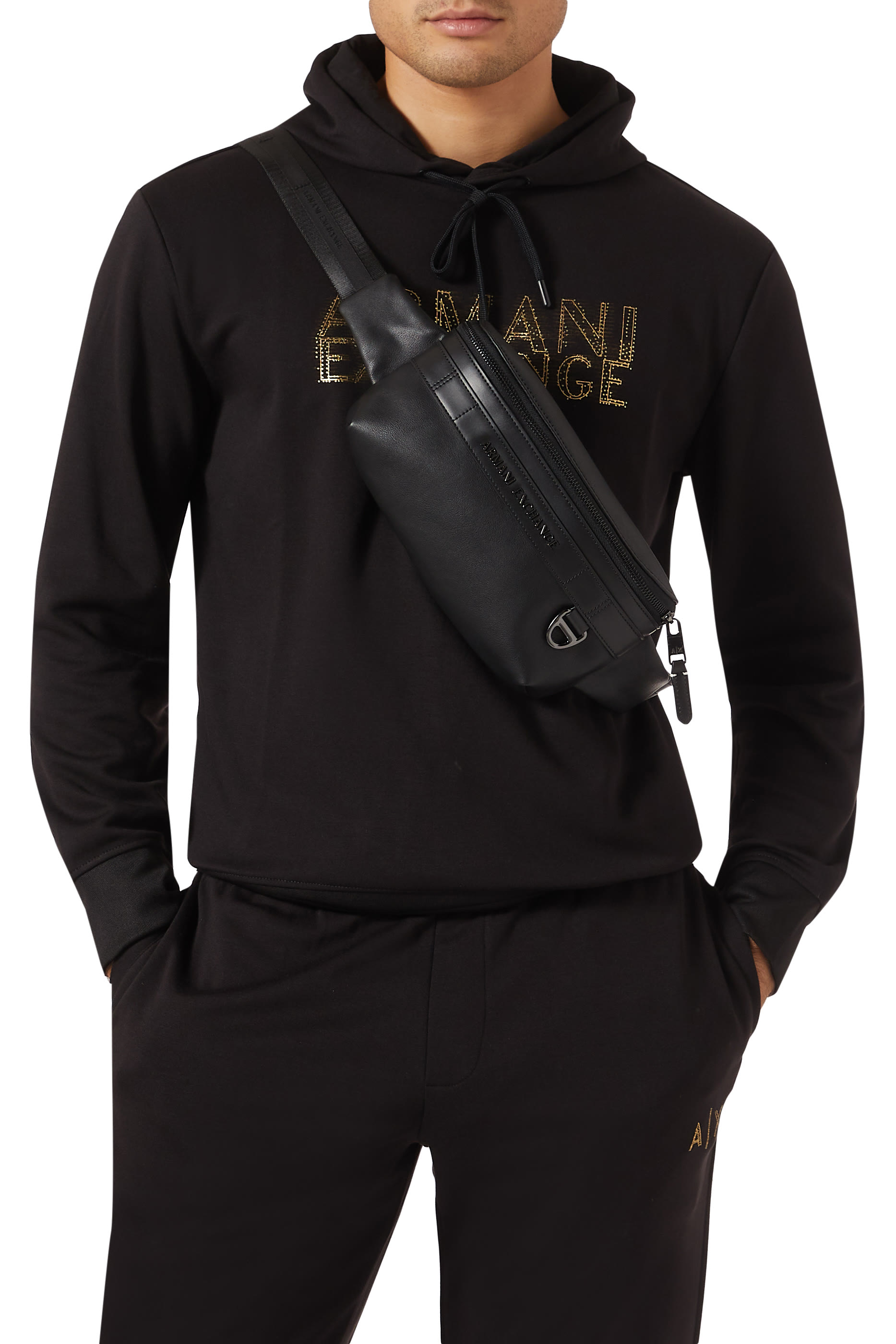 حقيبة خصر مستطيلة بخطاف