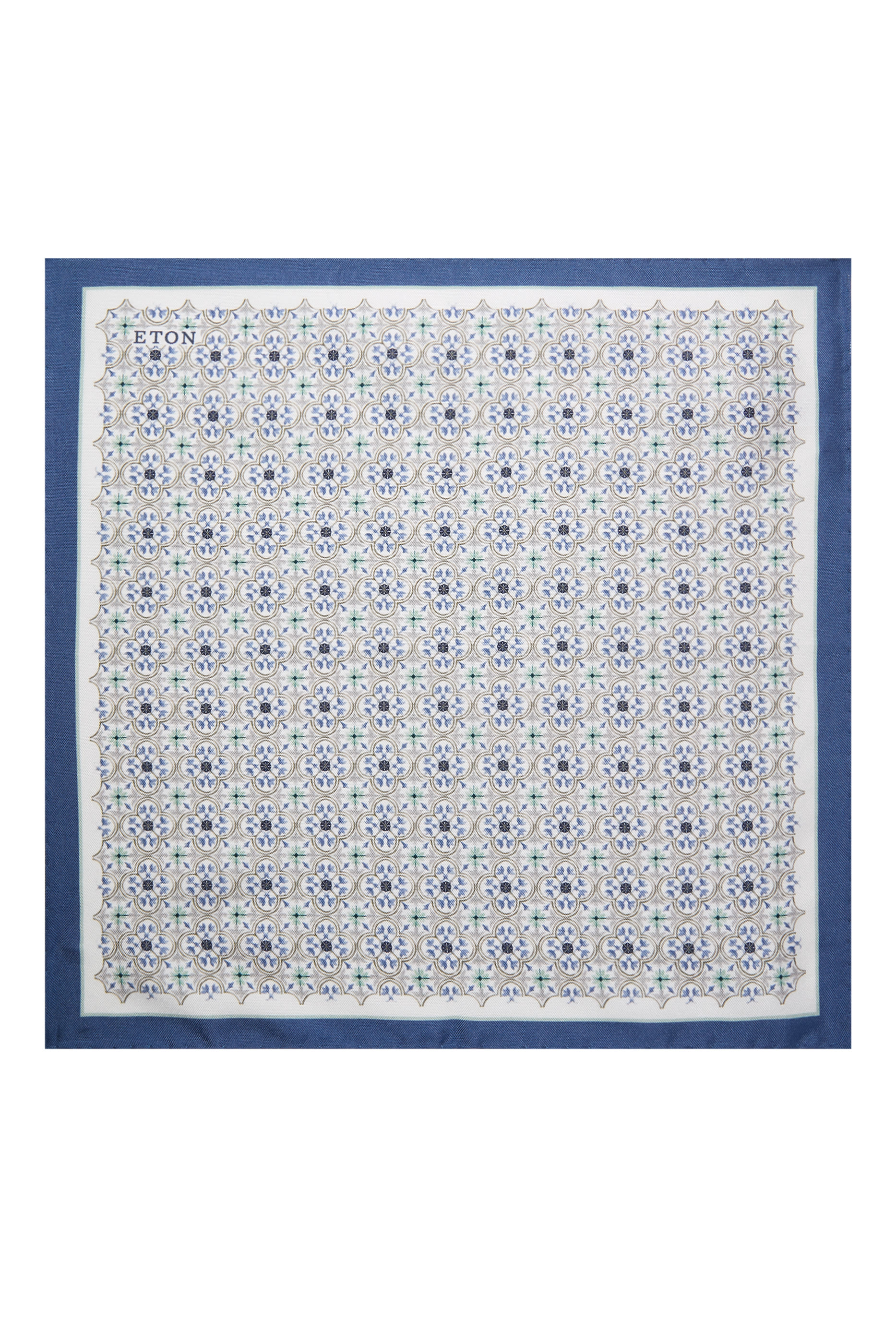 منديل جيب بنقشة ميدالية حرير