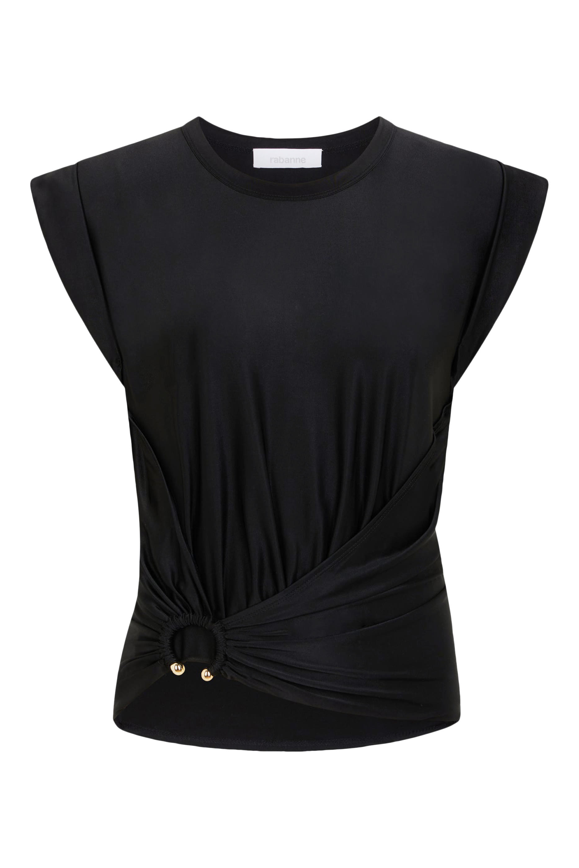 بلوزة بكمام قصيرة