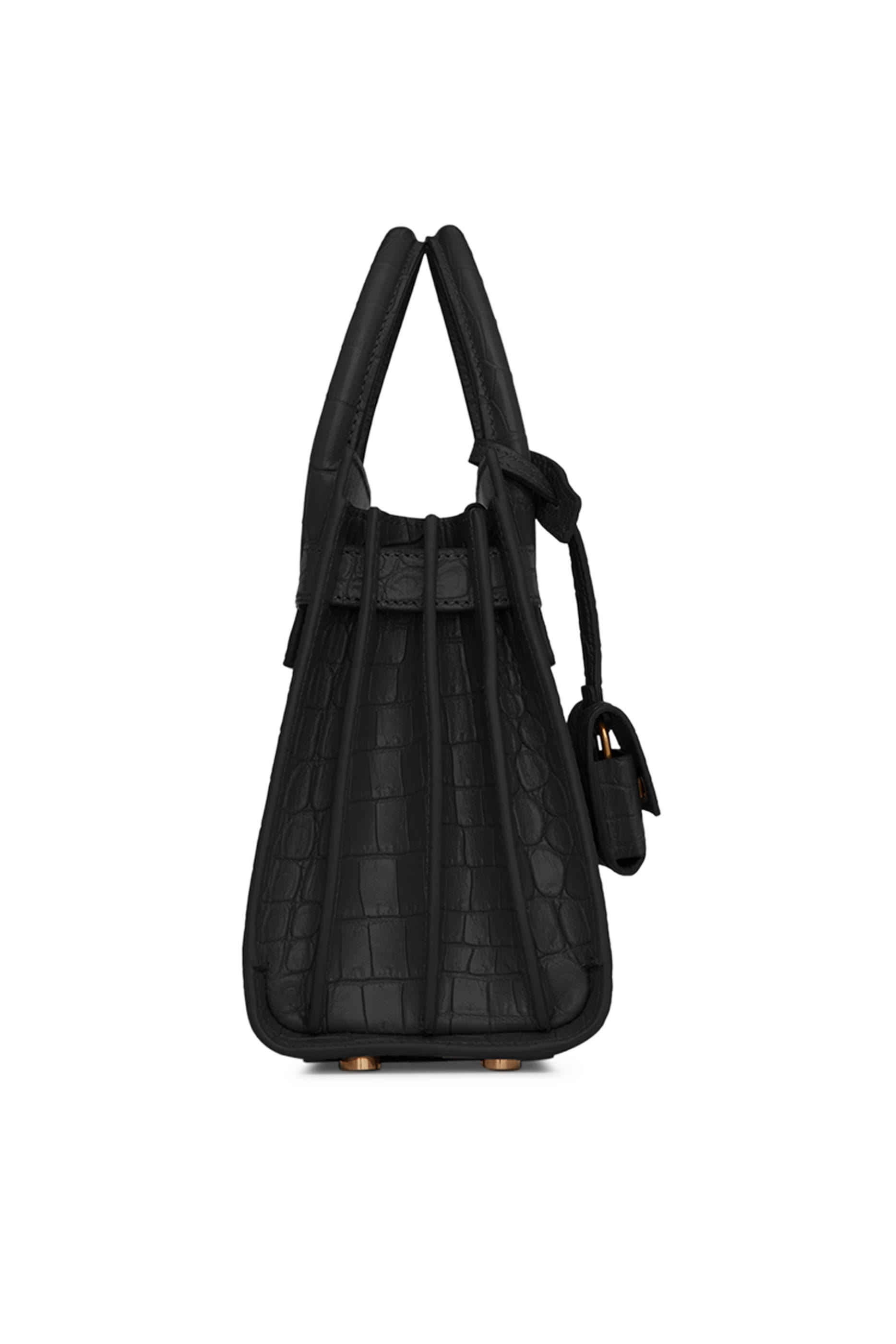 حقيبة ساك دو جور نانو جلد بنقشة جلد التمساح