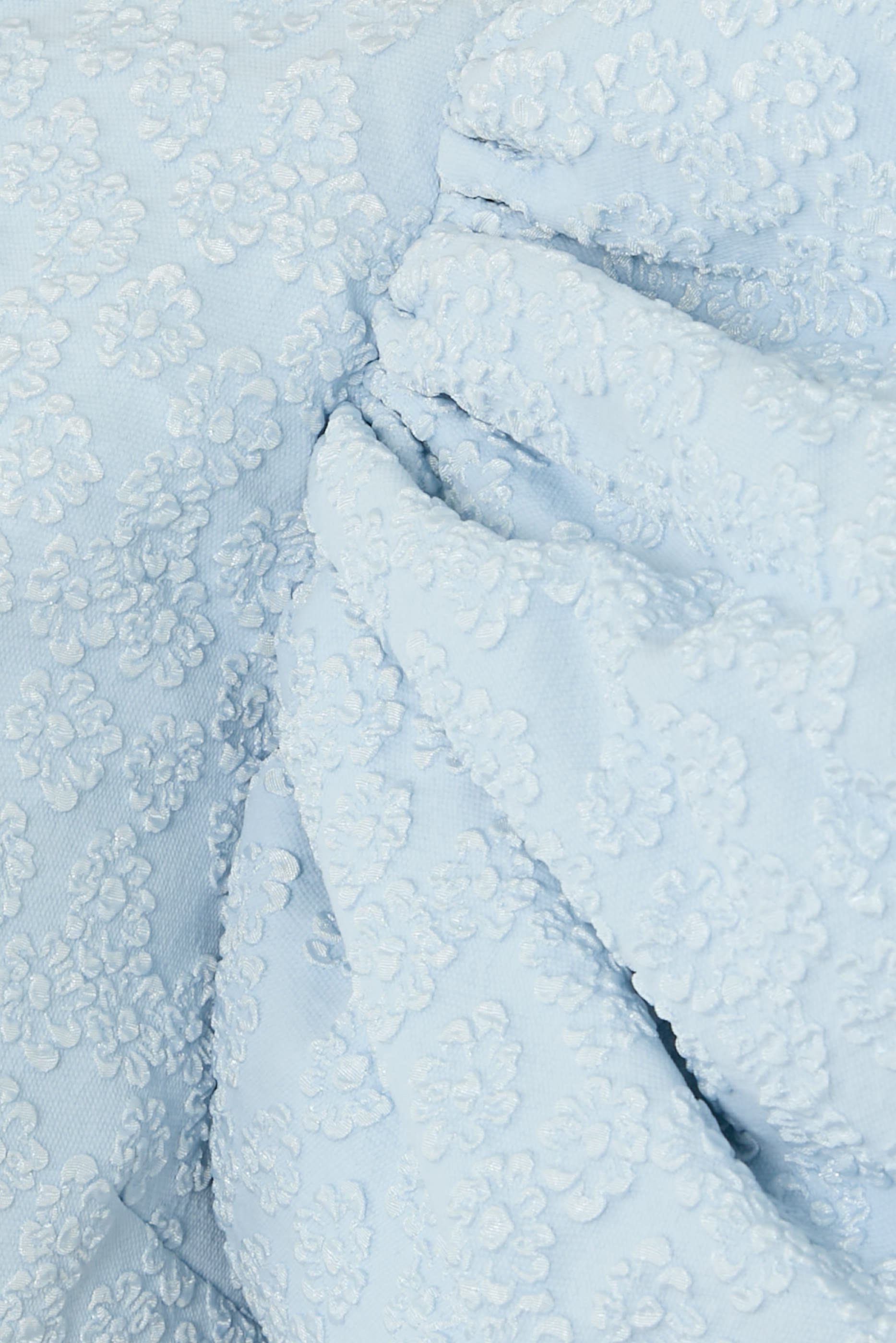 فستان منفوخ متوسط الطول جاكار