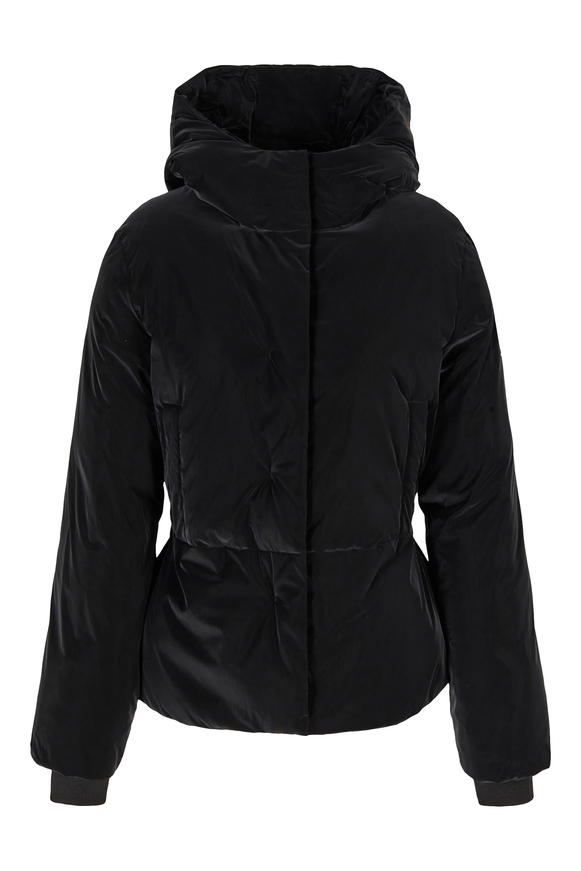 جاكيت بغطاء رأس قماش مخمل