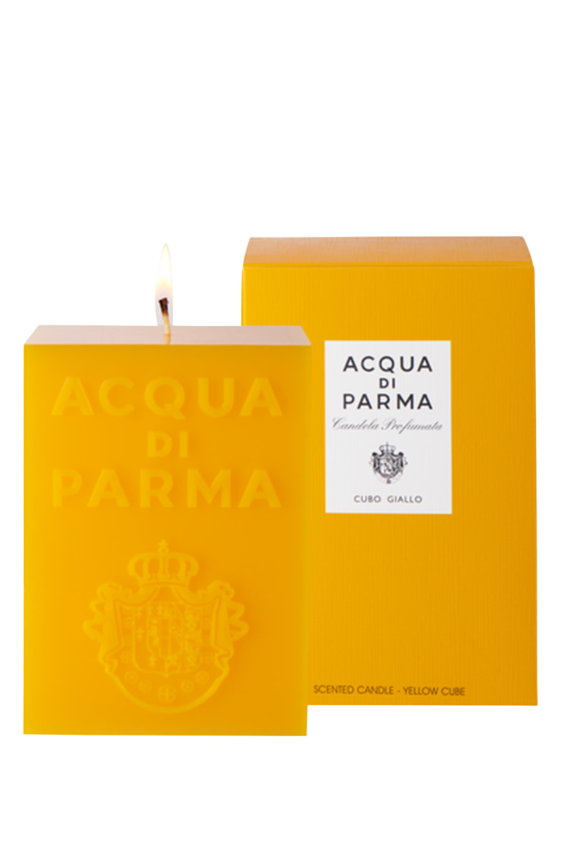 شمعة كولونيا صفراء 